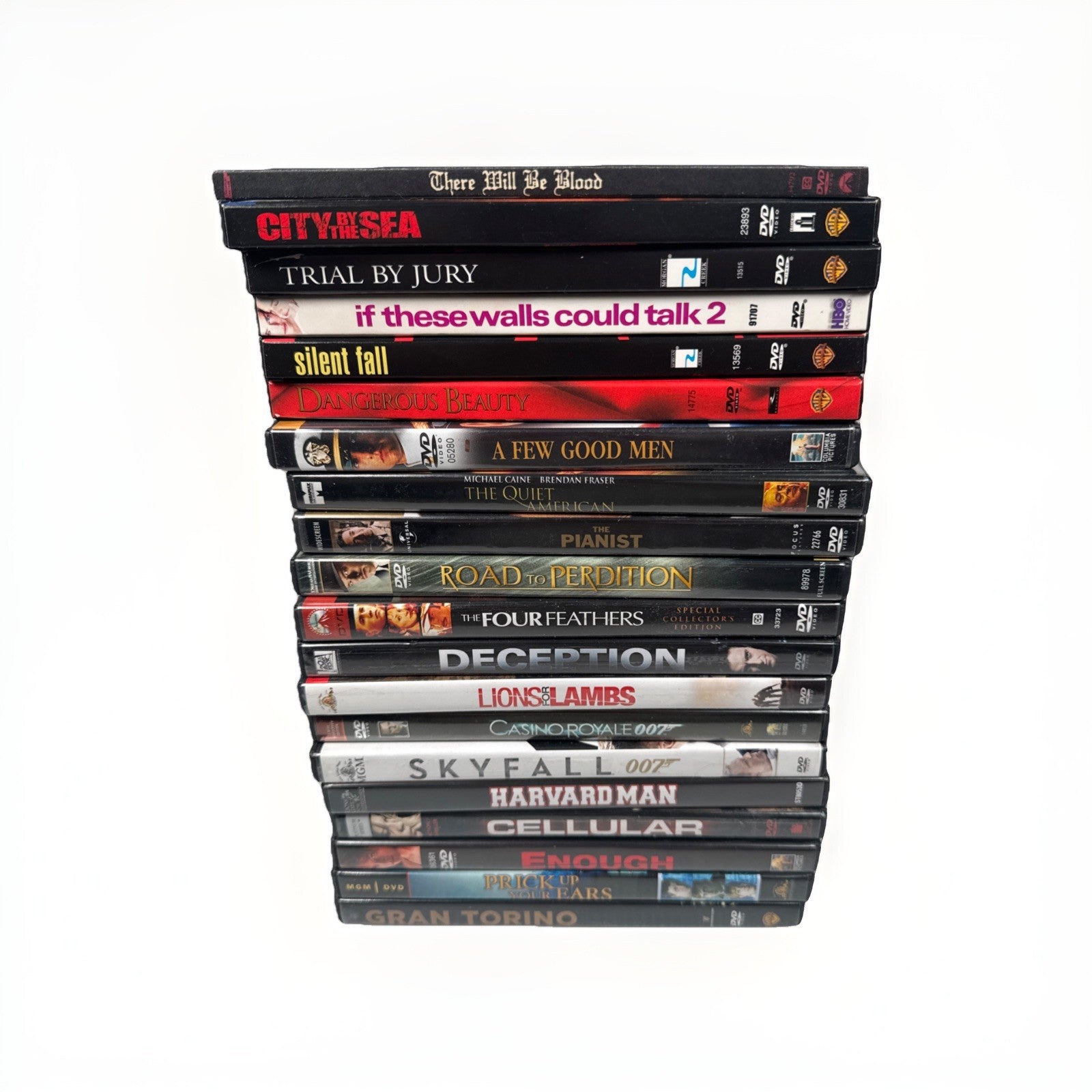 Lot Of 20 Drama Movie DVDs 007, Gran Torino, There Will Be Blood & More