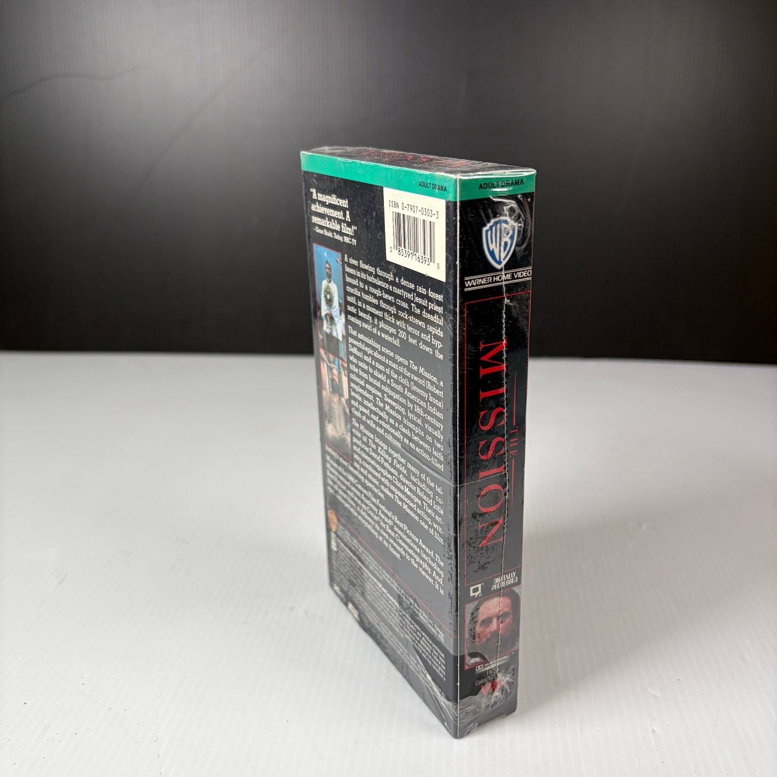 The Mission VHS 1986 Drama Robert De Niro Jeremy Irons Warner Home Video