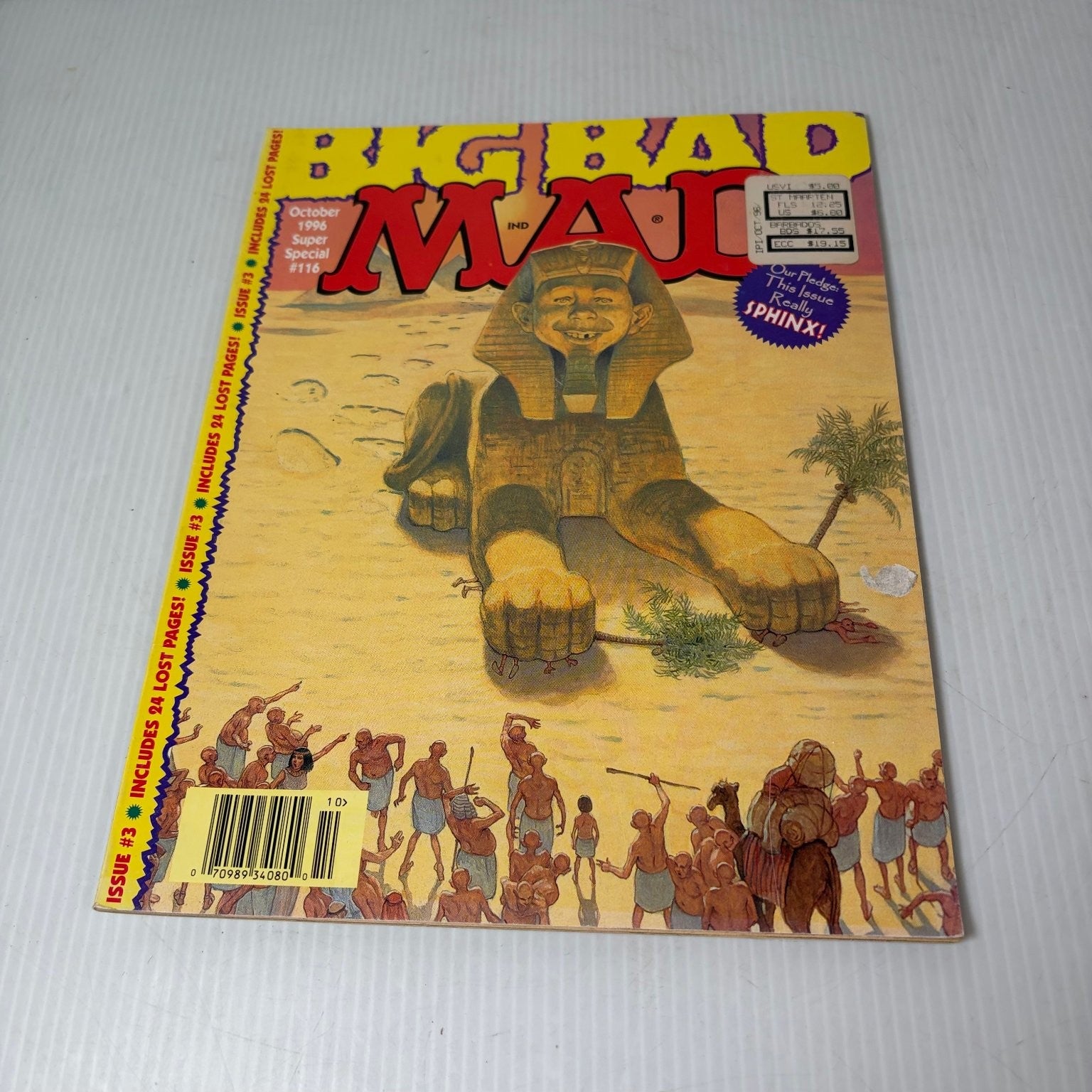 MAD Magazine October 1996 Super Special #116 Issue #3 Sphinx Humor