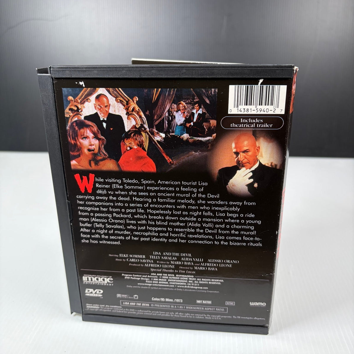 Lisa and the Devil DVD 1973 Mario Bava Collection Elke Sommer Telly Savalas
