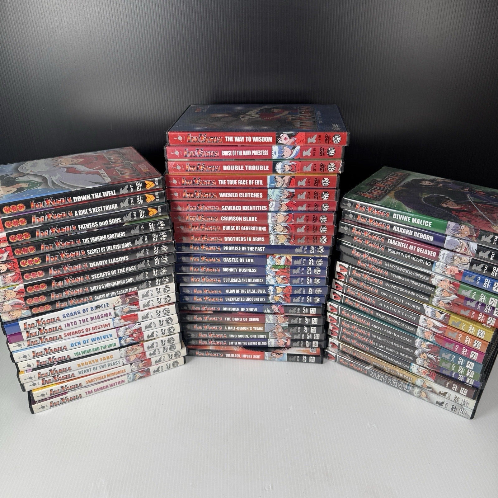 Inuyasha Anime Complete Series DVD Set 55 Volumes Bilingual US Version