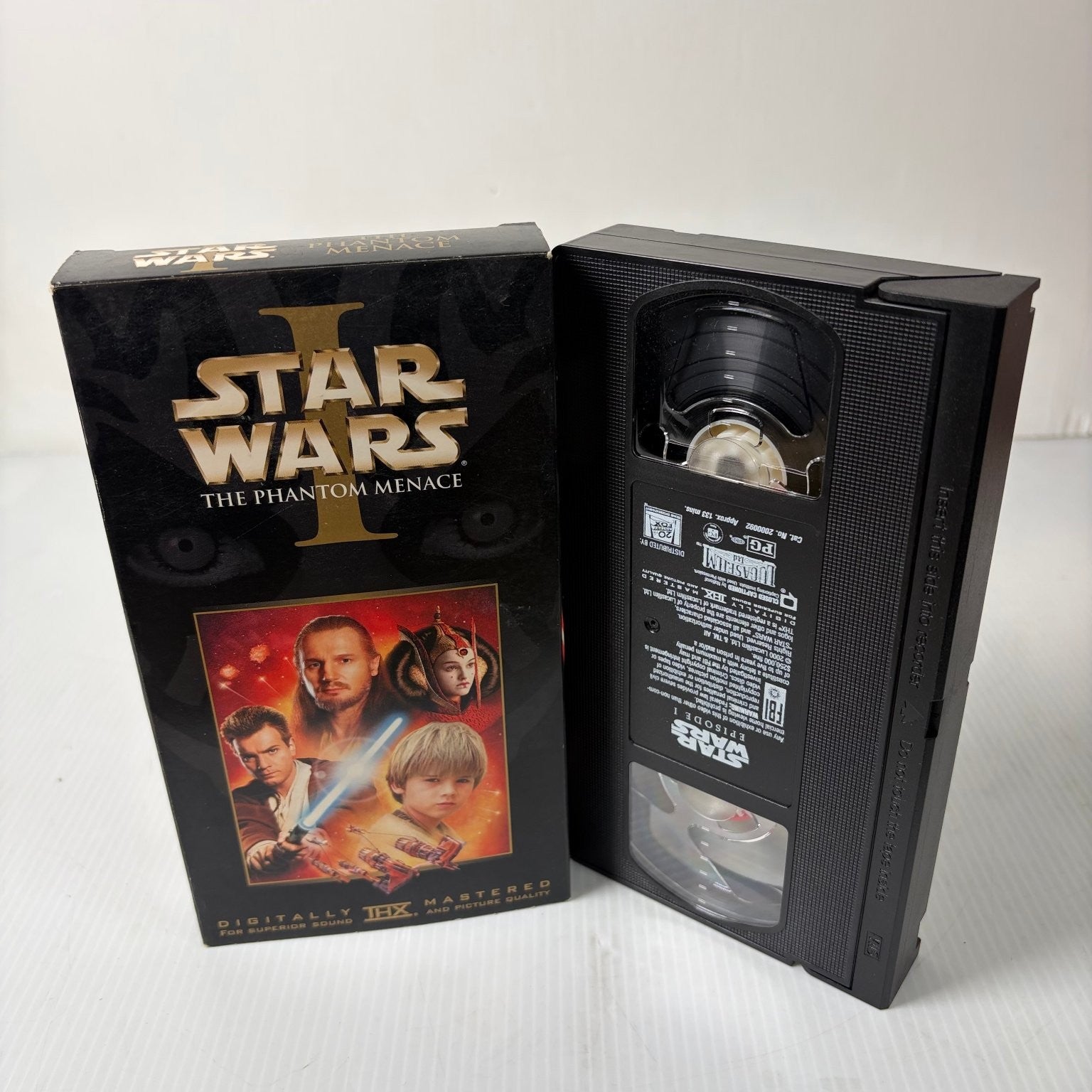 Star Wars Episode I The Phantom Menace VHS 1999 Sci-Fi THX Lucasfilm