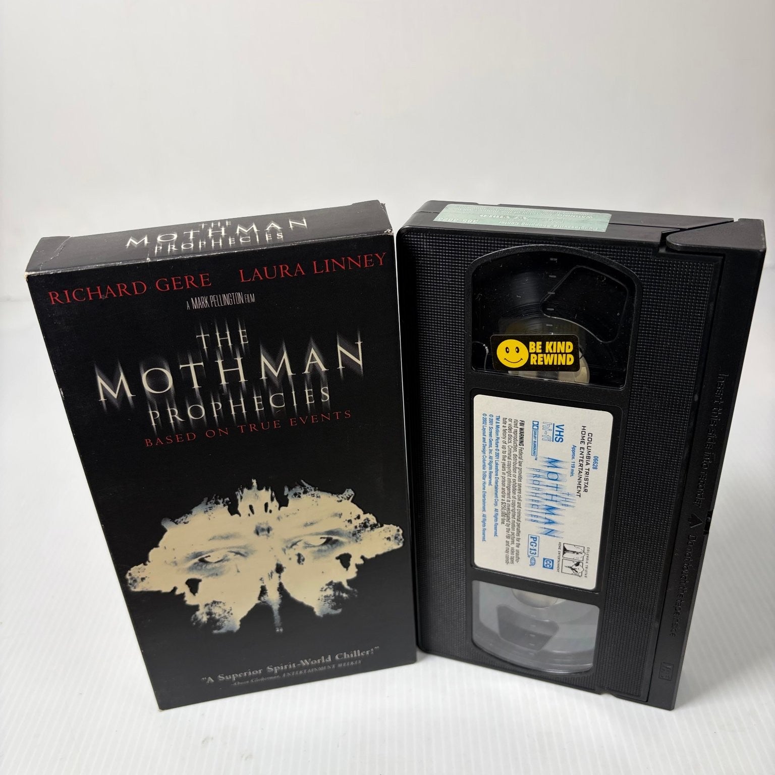 Mothman Prophecies VHS 2002 Horror Thriller Columbia TriStar