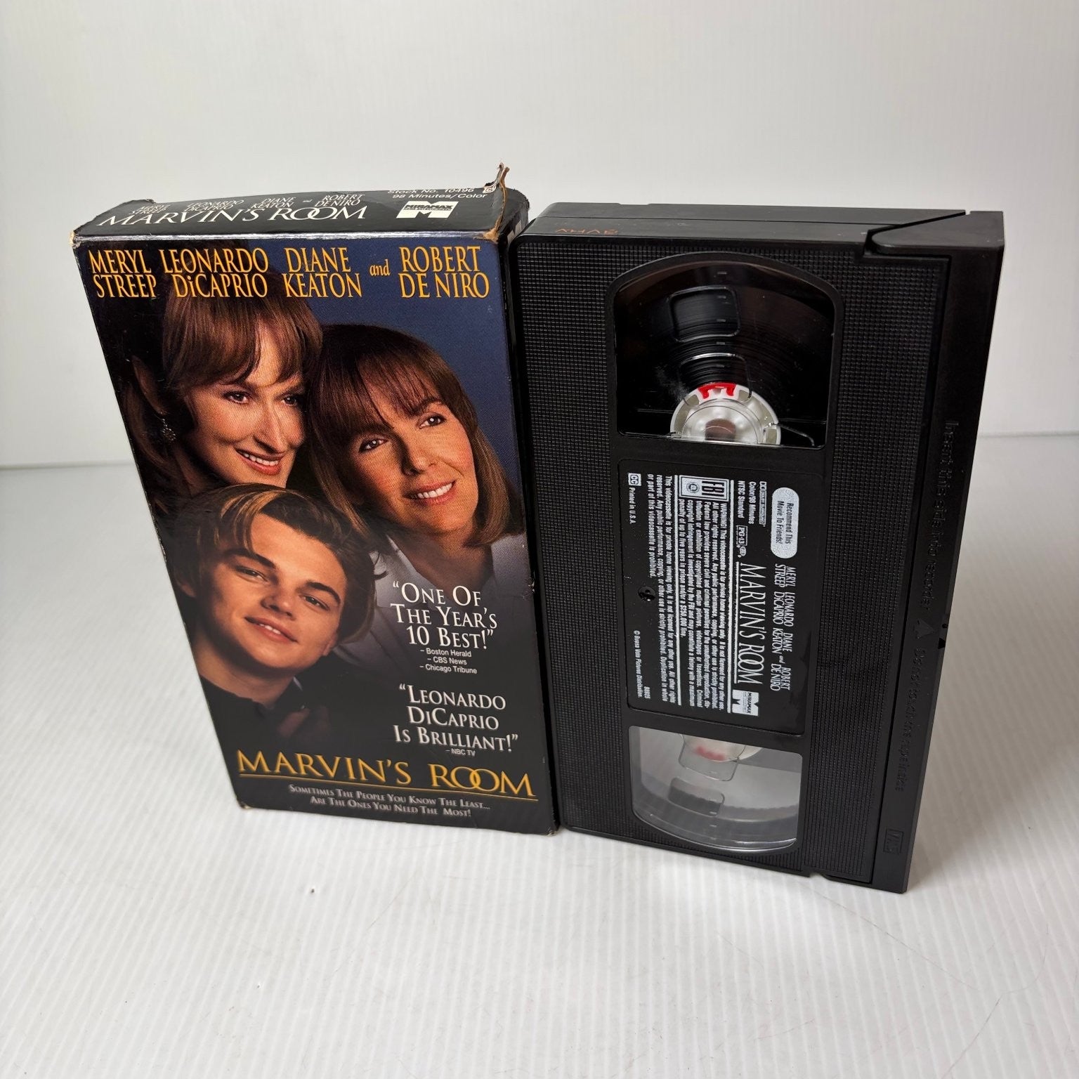 Marvin's Room VHS 1996 Drama Miramax Meryl Streep DiCaprio Keaton