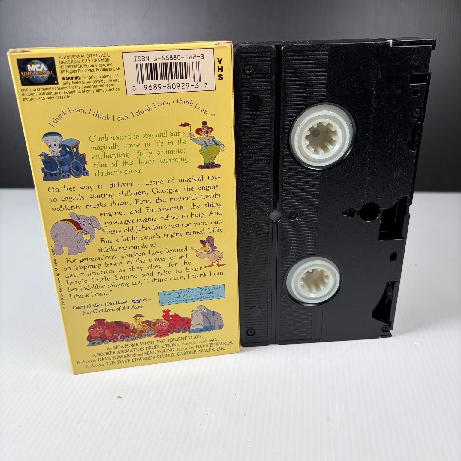 The Little Engine That Could VHS 1991 Animated Children's Classic MCA Universal