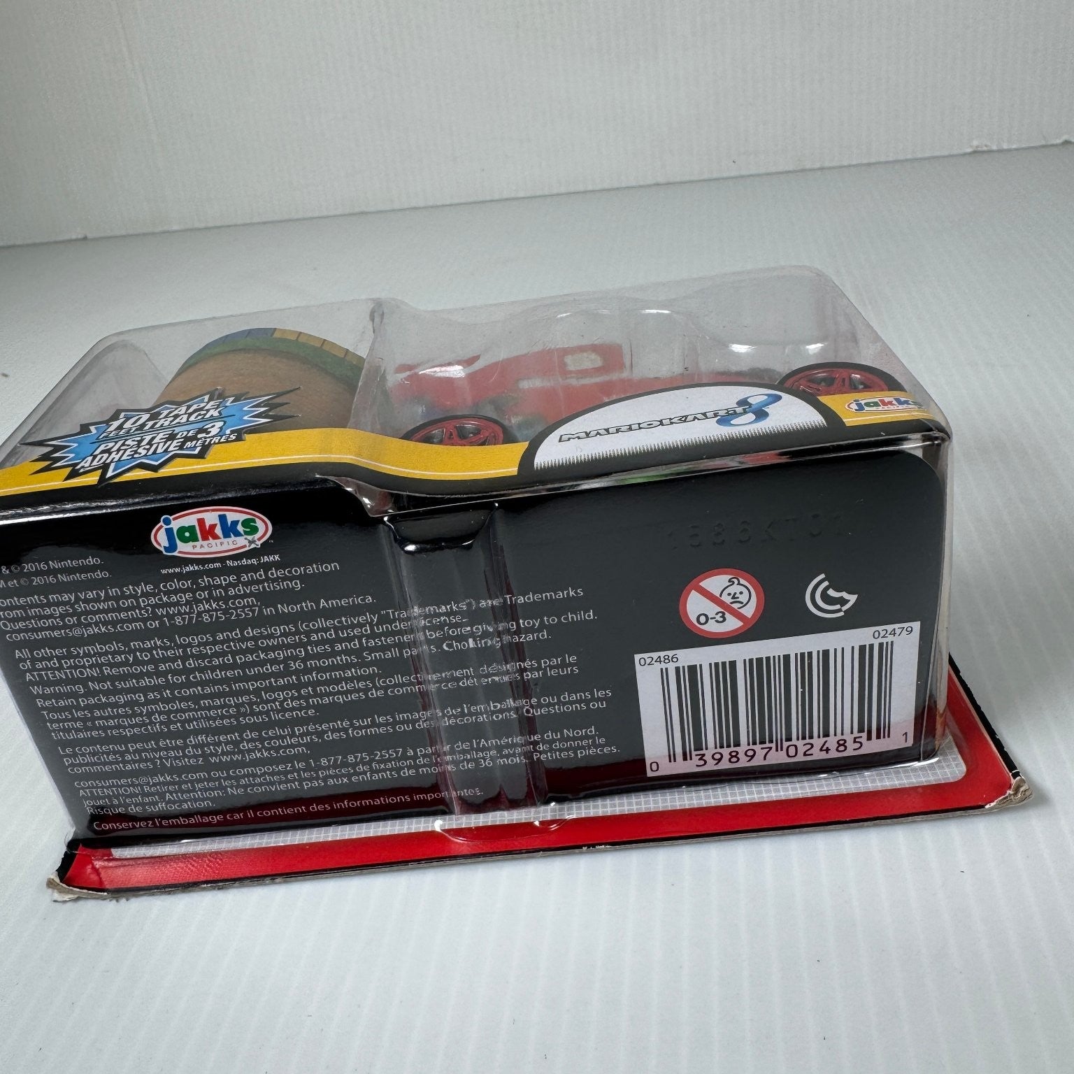 Yoshi Tape Racer Mario Kart 8 3" Figure  World of Nintendo Jakks Pacific