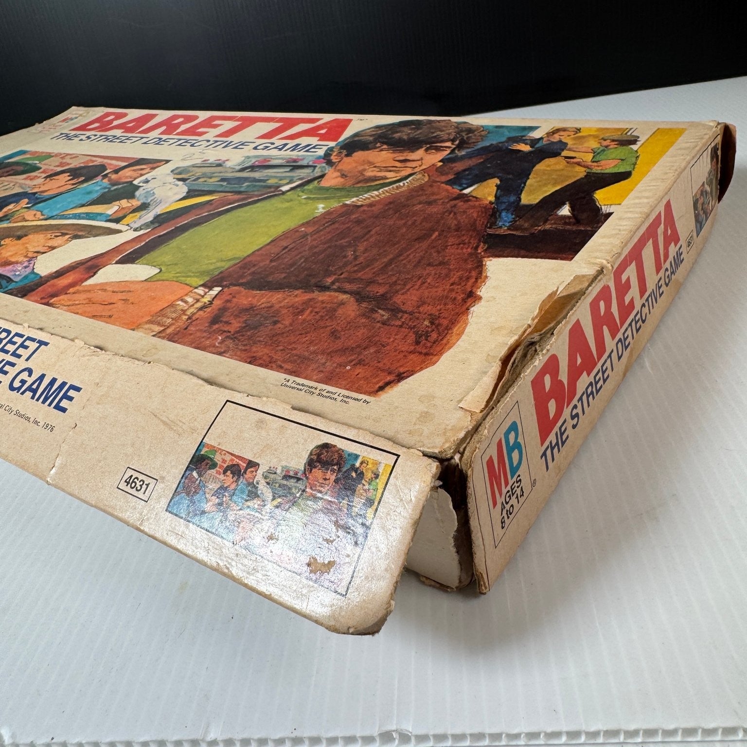 Baretta Milton Bradley Board Game Complete 2-4 Players Ages 8-14 Detective 1976