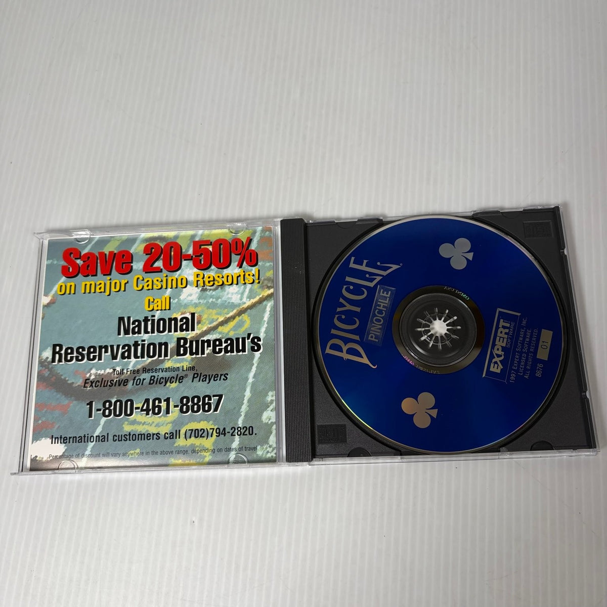 Bicycle Pinochle Big Box PC CD-ROM Video Game Card Game Strategy Windows 95