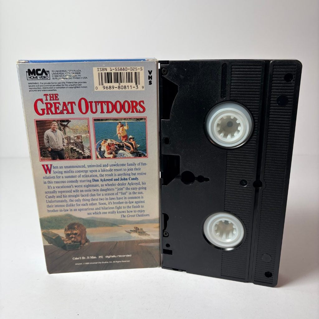 The Great Outdoors VHS Dan Aykroyd John Candy MCA Home Video Comedy 1988