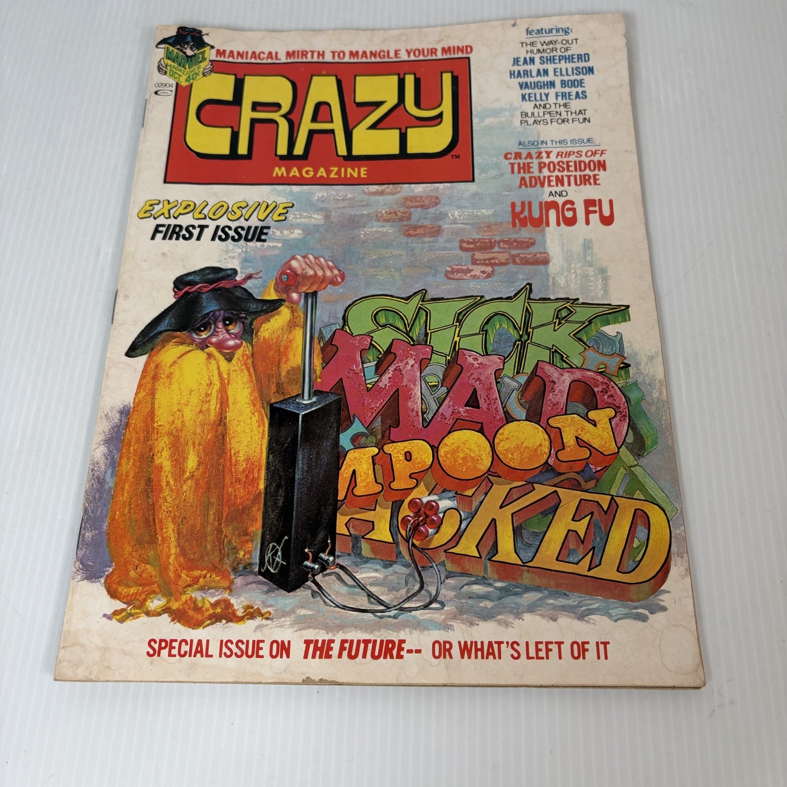 Crazy Magazine #1 (Oct 1973) Marvel Comics First Issue Mad Parody Vaughn Bodé