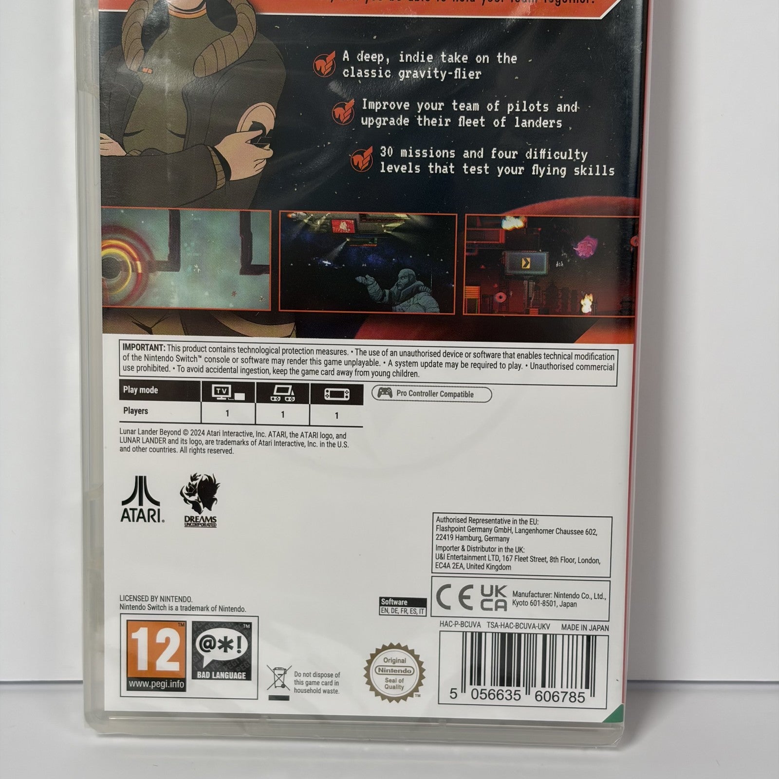 Lunar Lander Beyond Nintendo Switch NEW SEALED Physical Game PEGI 12 UKV