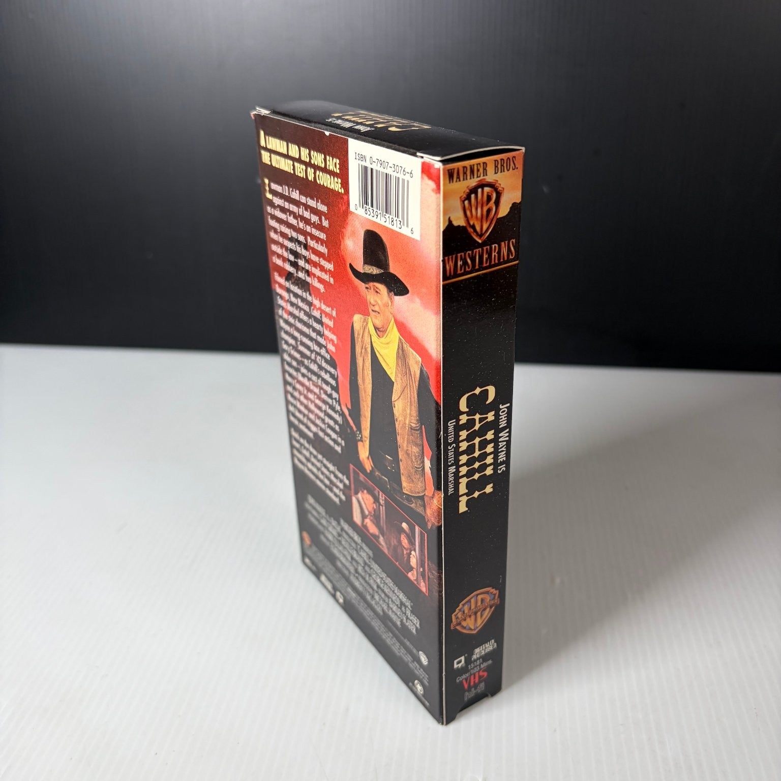 Cahill United States Marshal VHS 1973 Western John Wayne Warner Bros