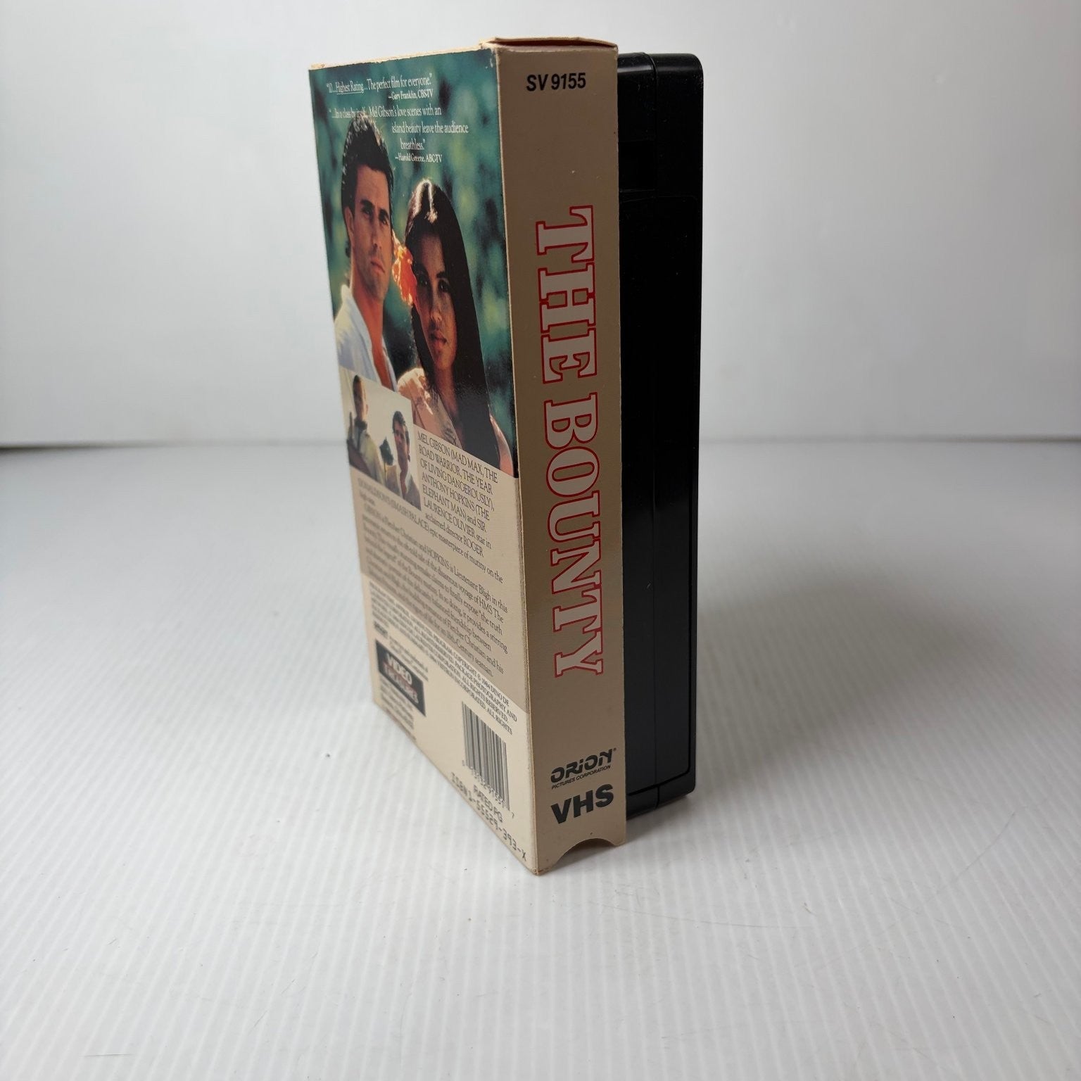THE BOUNTY VHS 1984 Adventure Drama Mel Gibson Anthony Hopkins Orion