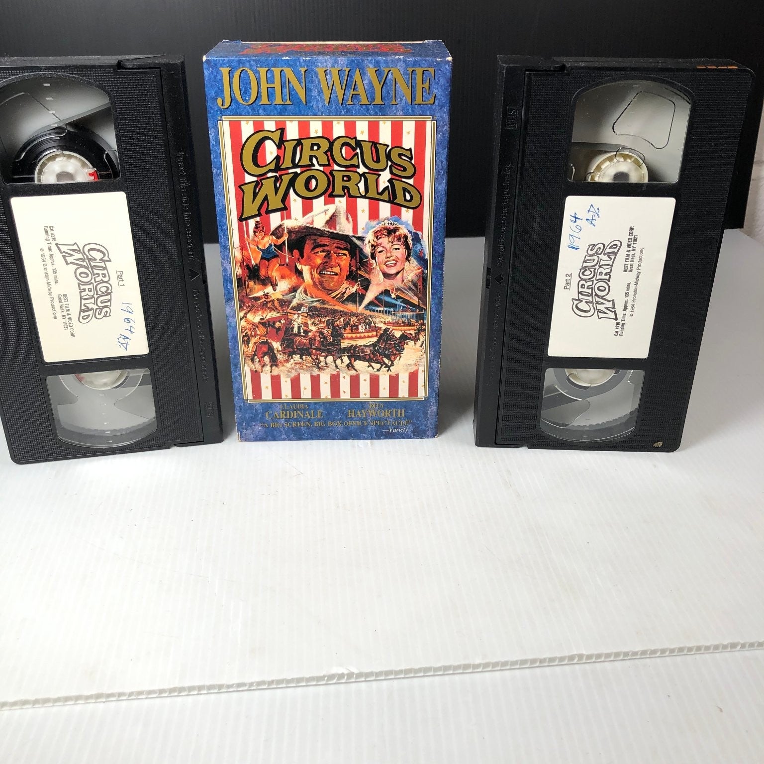Circus World VHS 1964 Western John Wayne Original Release Best Film