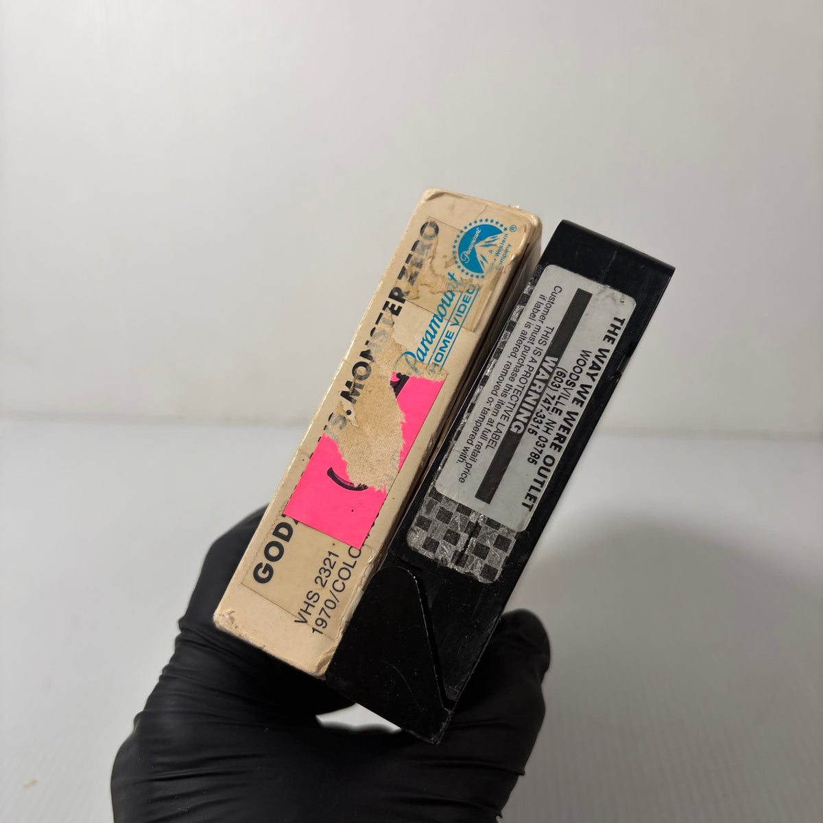 Godzilla vs. Monster Zero VHS 1970 Sci-Fi Horror Classics Paramount