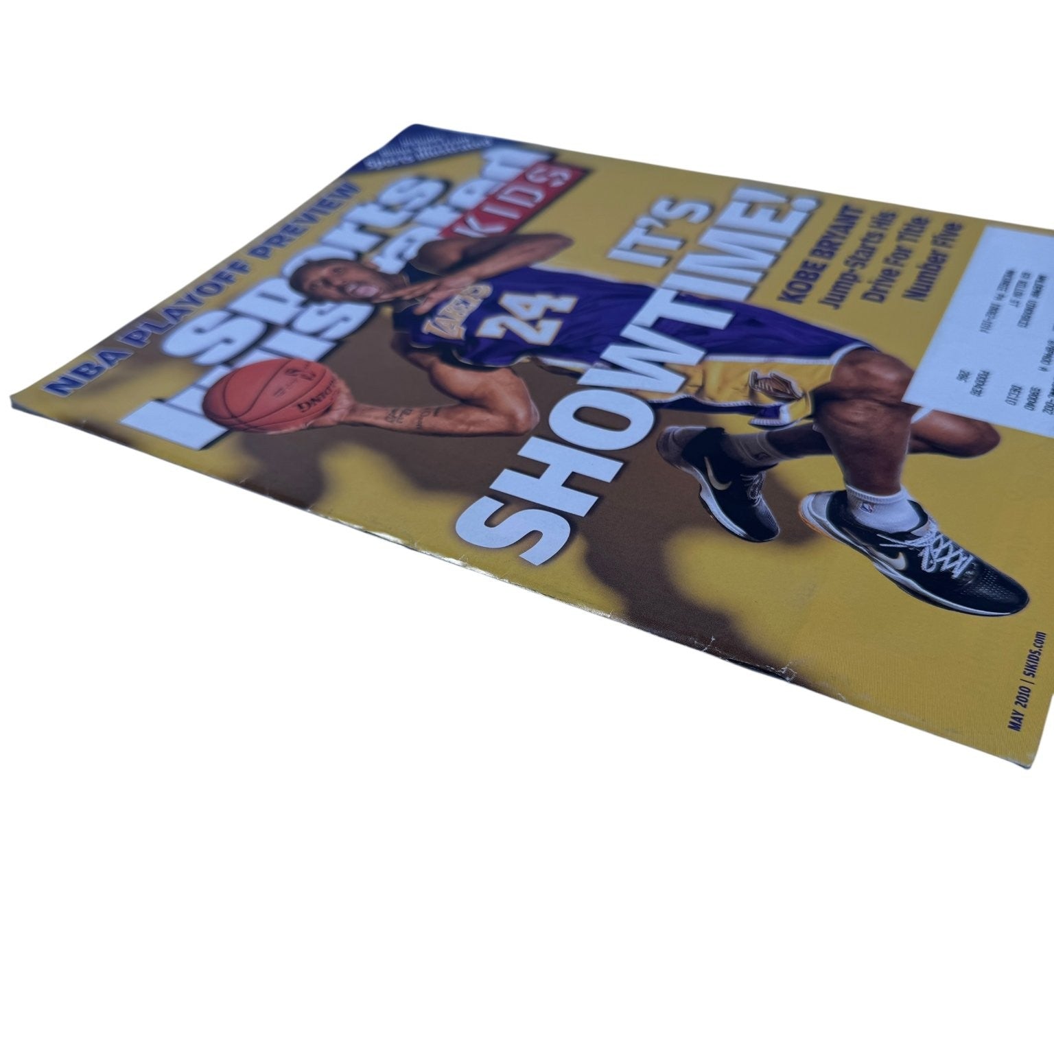 Sports Illustrated Kids Magazine May 2010 Kobe Bryant Novak Djokovic RC Cards
