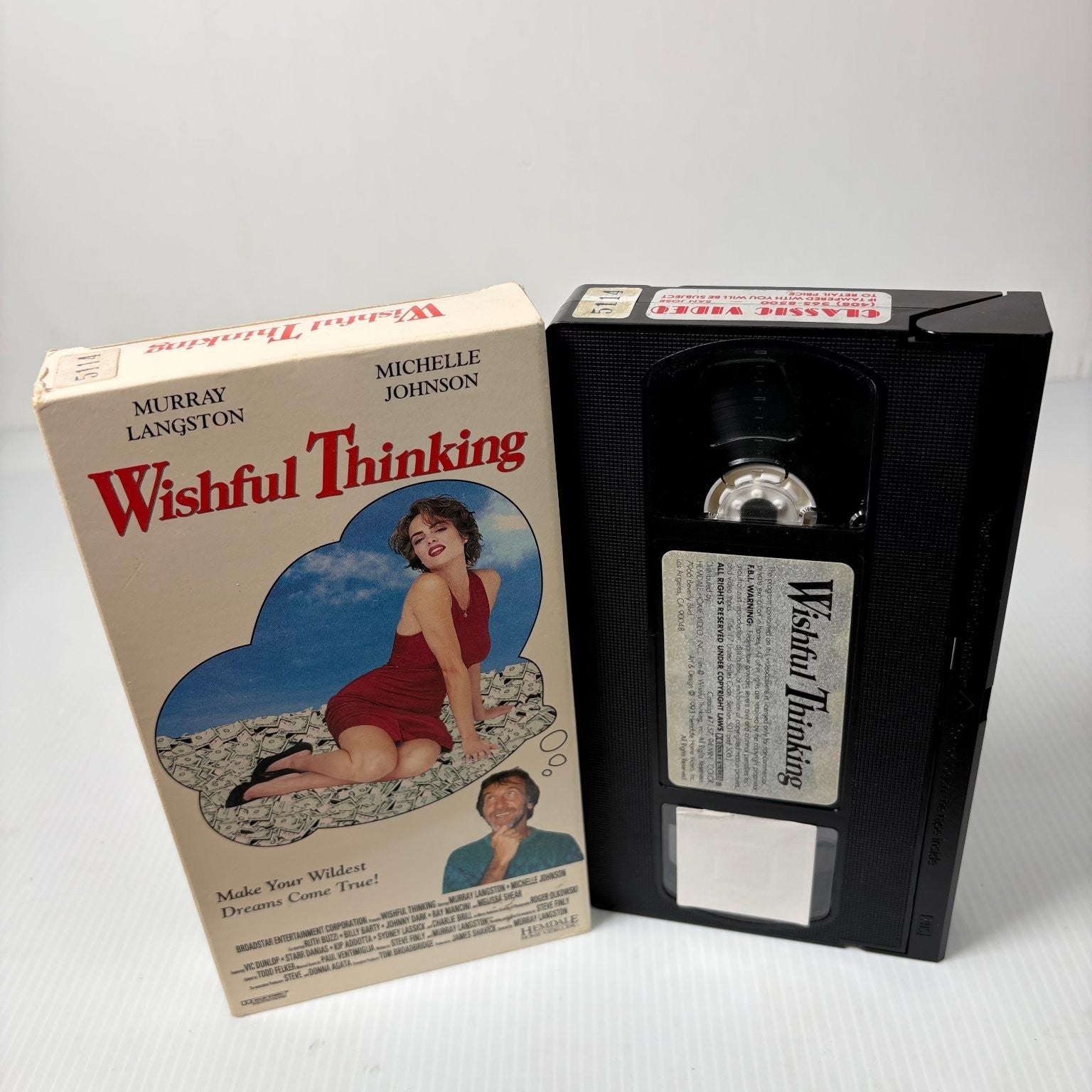Wishful Thinking VHS 1990 Comedy Romance Tumbleweed Entertainment