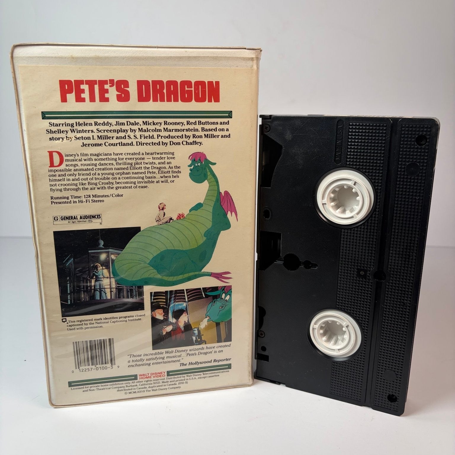 Pete's Dragon VHS 1984 Musical Fantasy Walt Disney Home Video