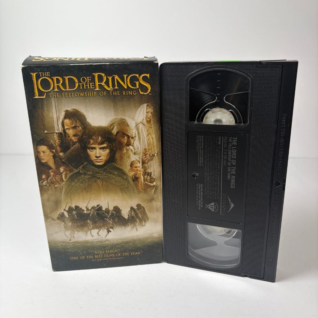 The Lord of the Rings The Fellowship of the Ring VHS 2002 Peter Jackson