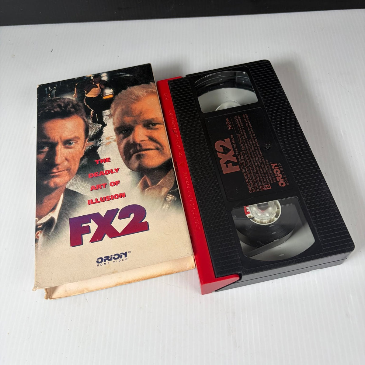FX2 VHS 1991 Crime Thriller Original Release Orion Home Video