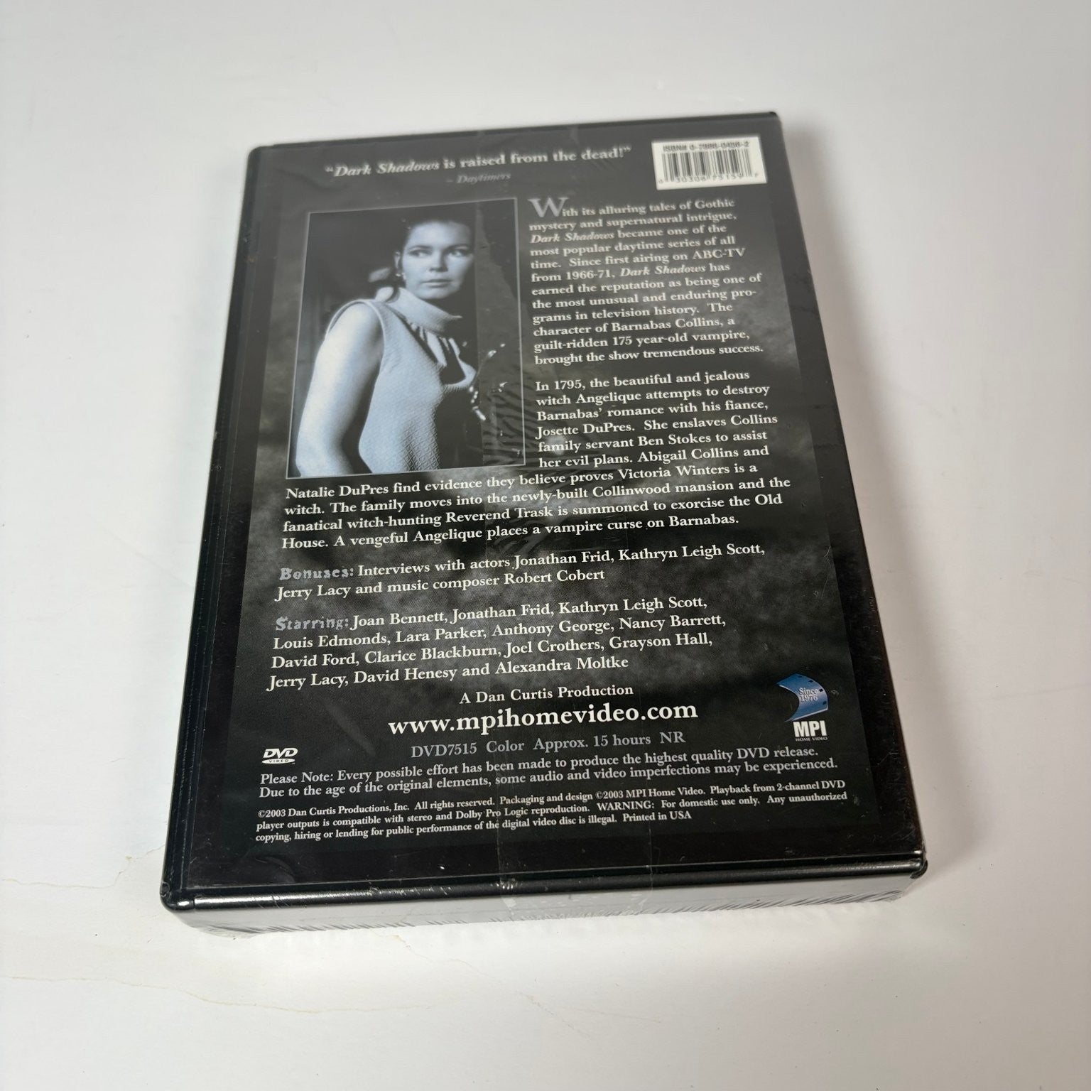 Dark Shadows DVD 2003 Collection 5 Jonathan Frid Interviews 40 Episodes