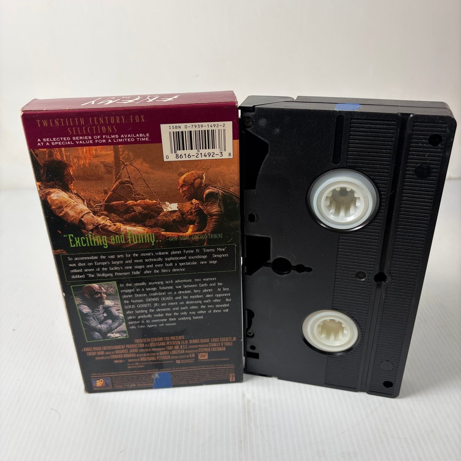 Enemy Mine VHS 1985 Sci-Fi Action 20th Century Fox SELECTIONS