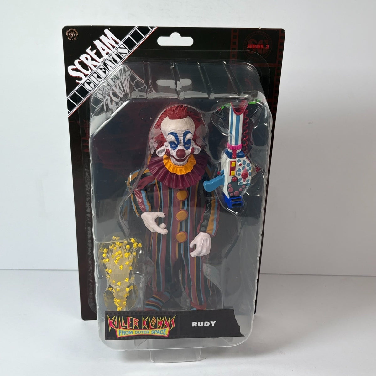Killer Klowns from Outer Space Action Figure Rudy Scream Greats Klown