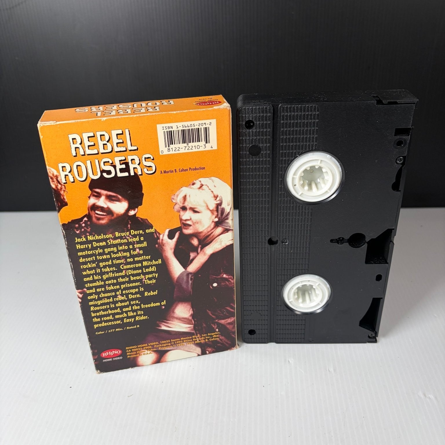 Rebel Rousers VHS 1970 Drama Cult Classic Rhino Home Video Jack Nicholson