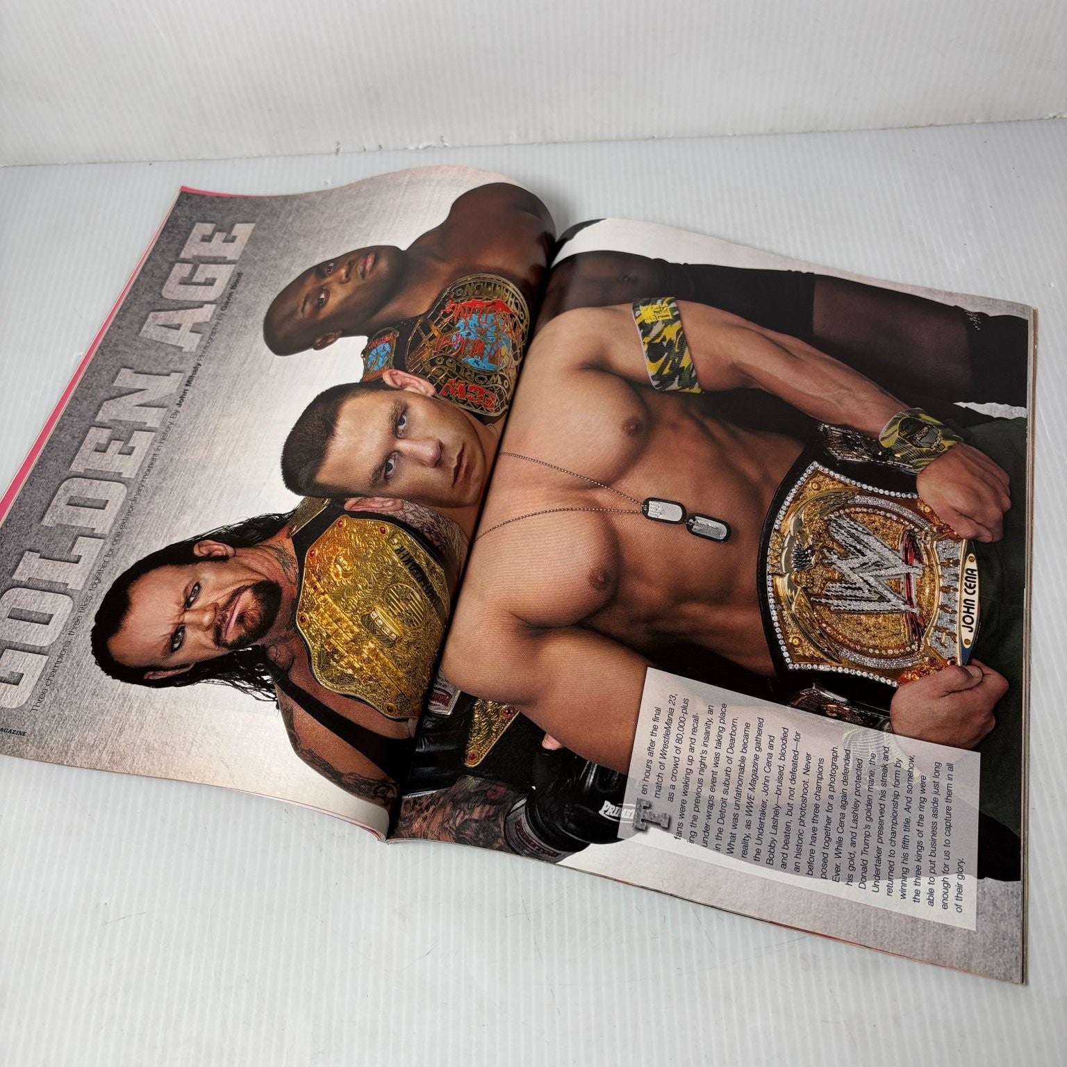 WWE Magazine June 2007 Kings of the Ring Undertaker Cena Lashley Wrestling