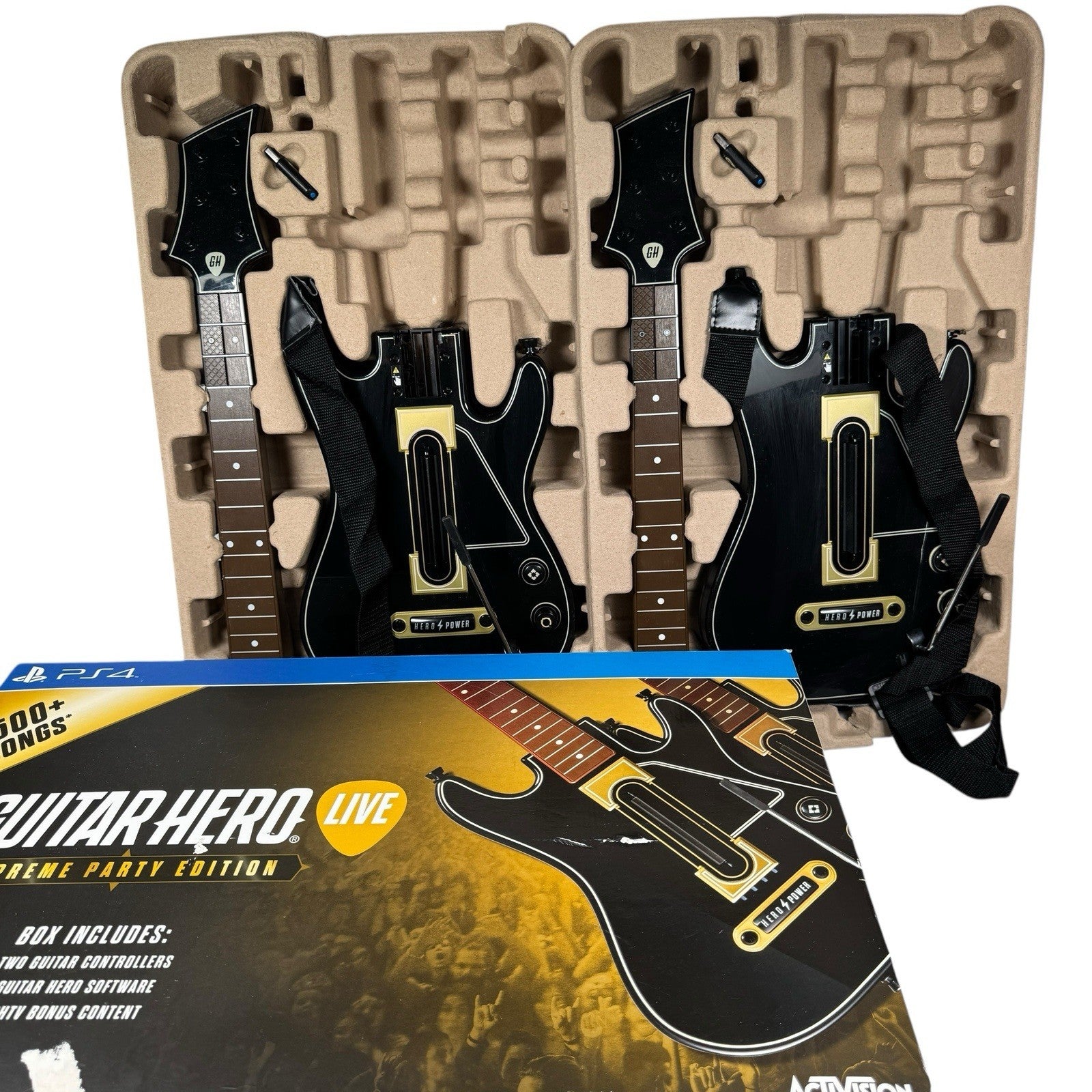 Guitar Hero: Supreme Party Edition (PlayStation 4, 2016) Open Box (No Game)