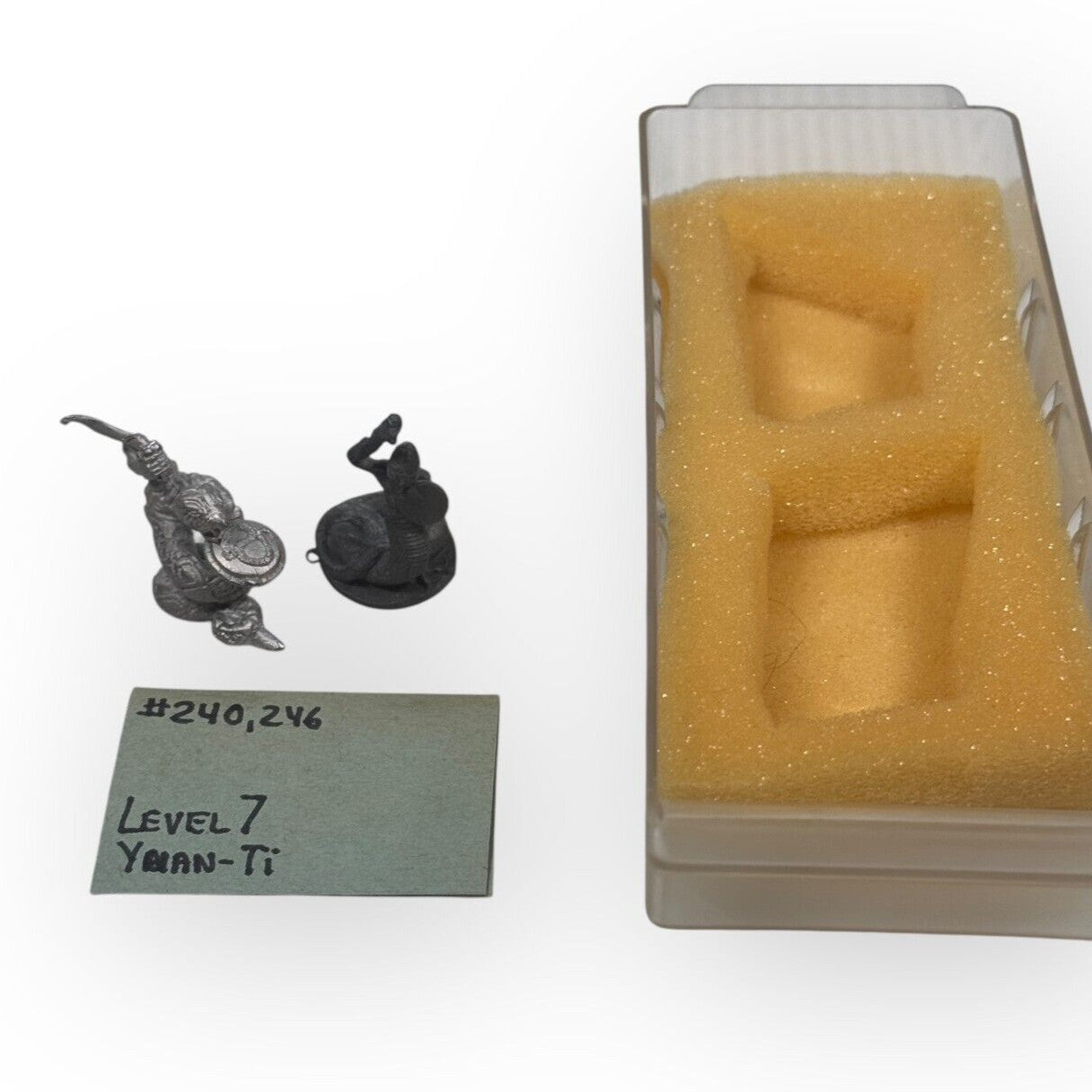 Dungeons & Dragons Yuan-Ti Miniatures by Grenadier & Ral Partha Vintage 1979