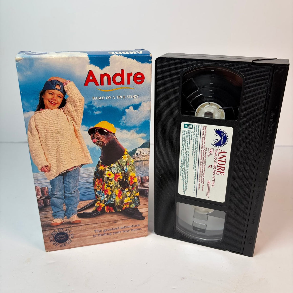 Andre VHS 1994 Family Drama Paramount Home Video Hi-Fi Stereo