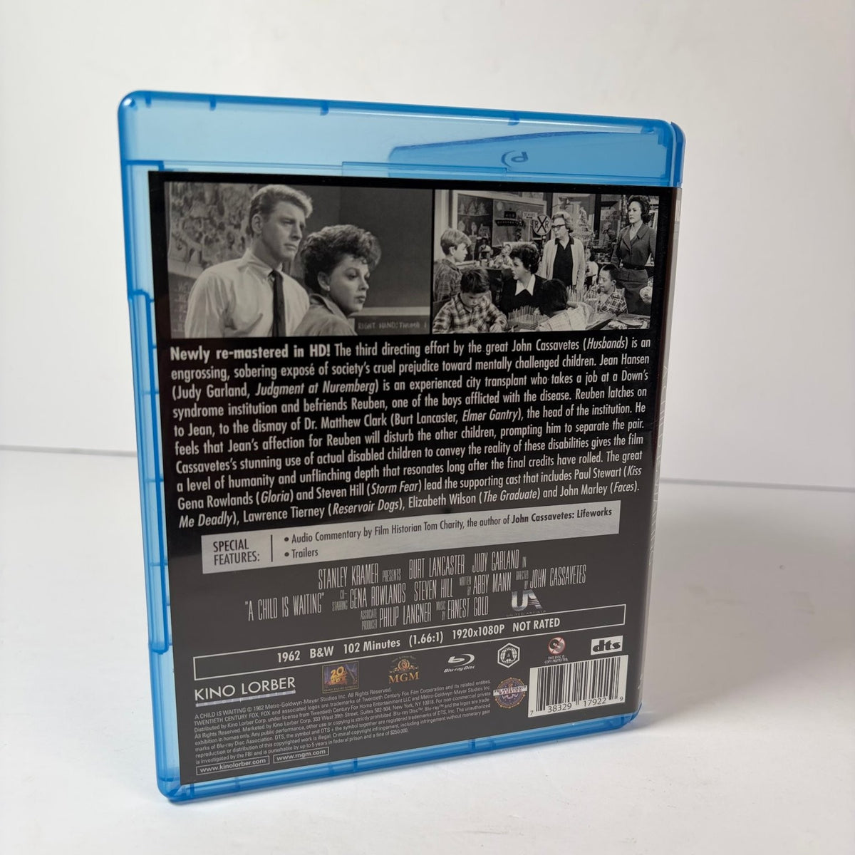 A Child Is Waiting Blu-ray 1962 Burt Lancaster Judy Garland John Cassavetes