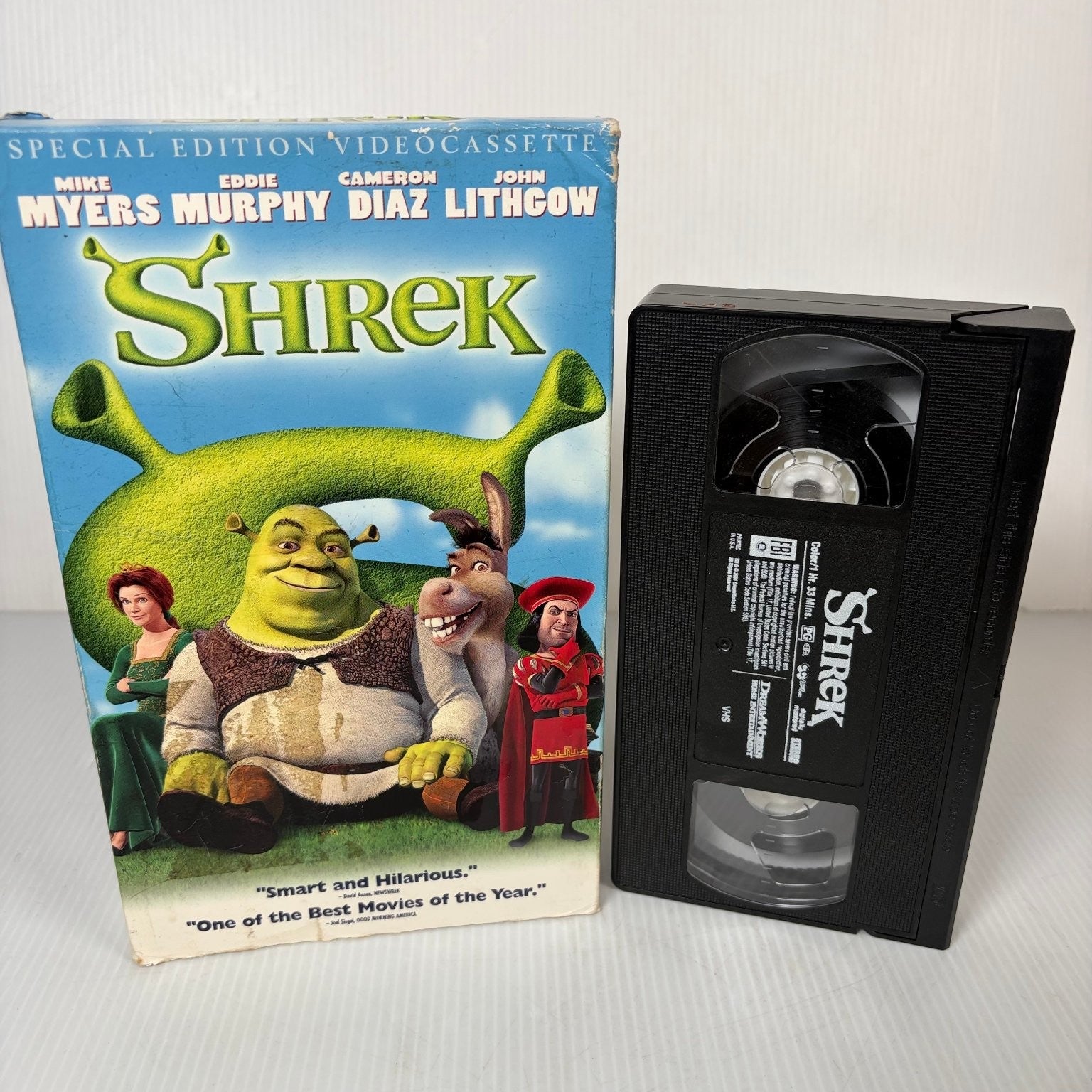 Shrek VHS 2001 Animated Comedy Special Edition DreamWorks Big Box
