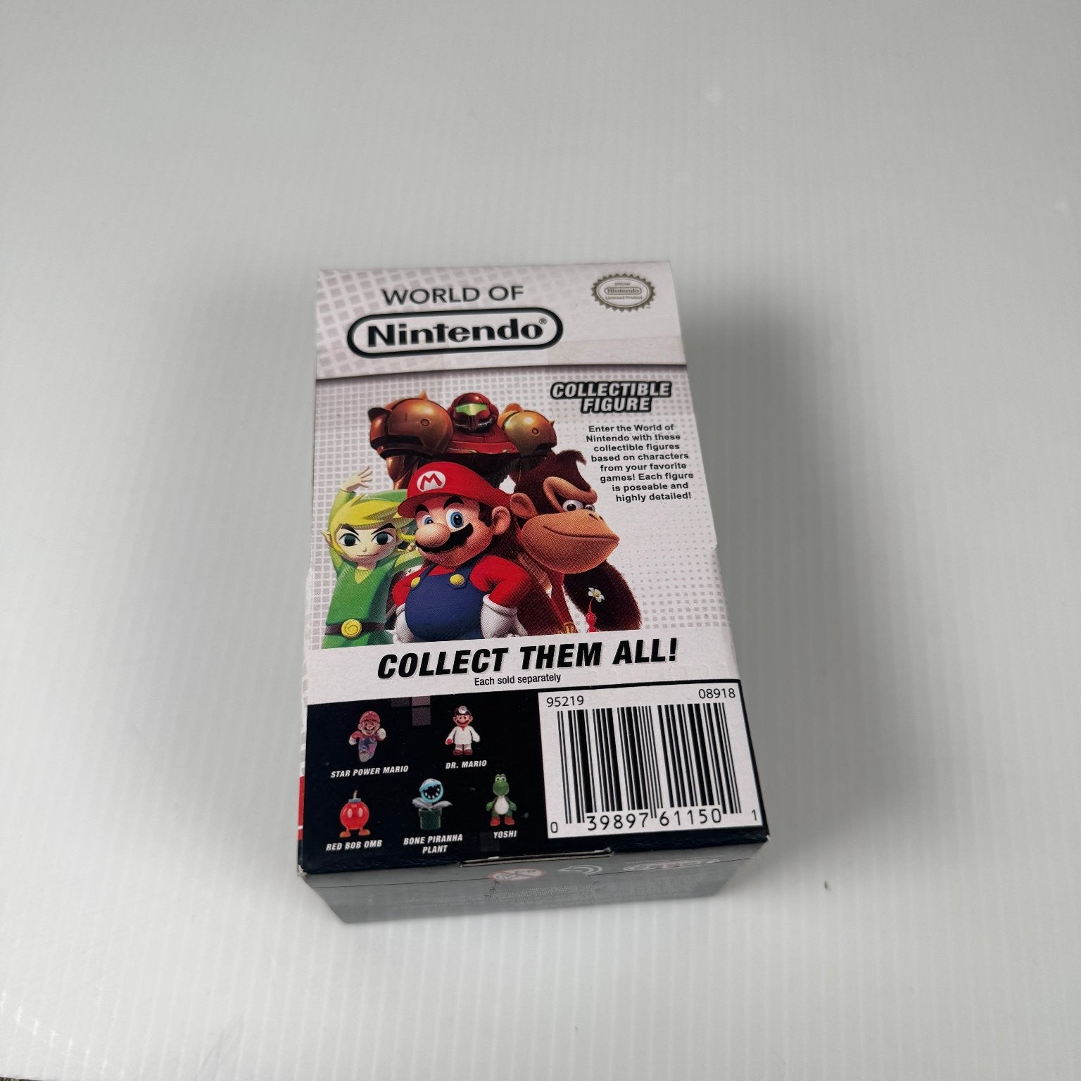 World of Nintendo Bone Piranha Plant 2.5" Figure Super Mario Jakks Pacific