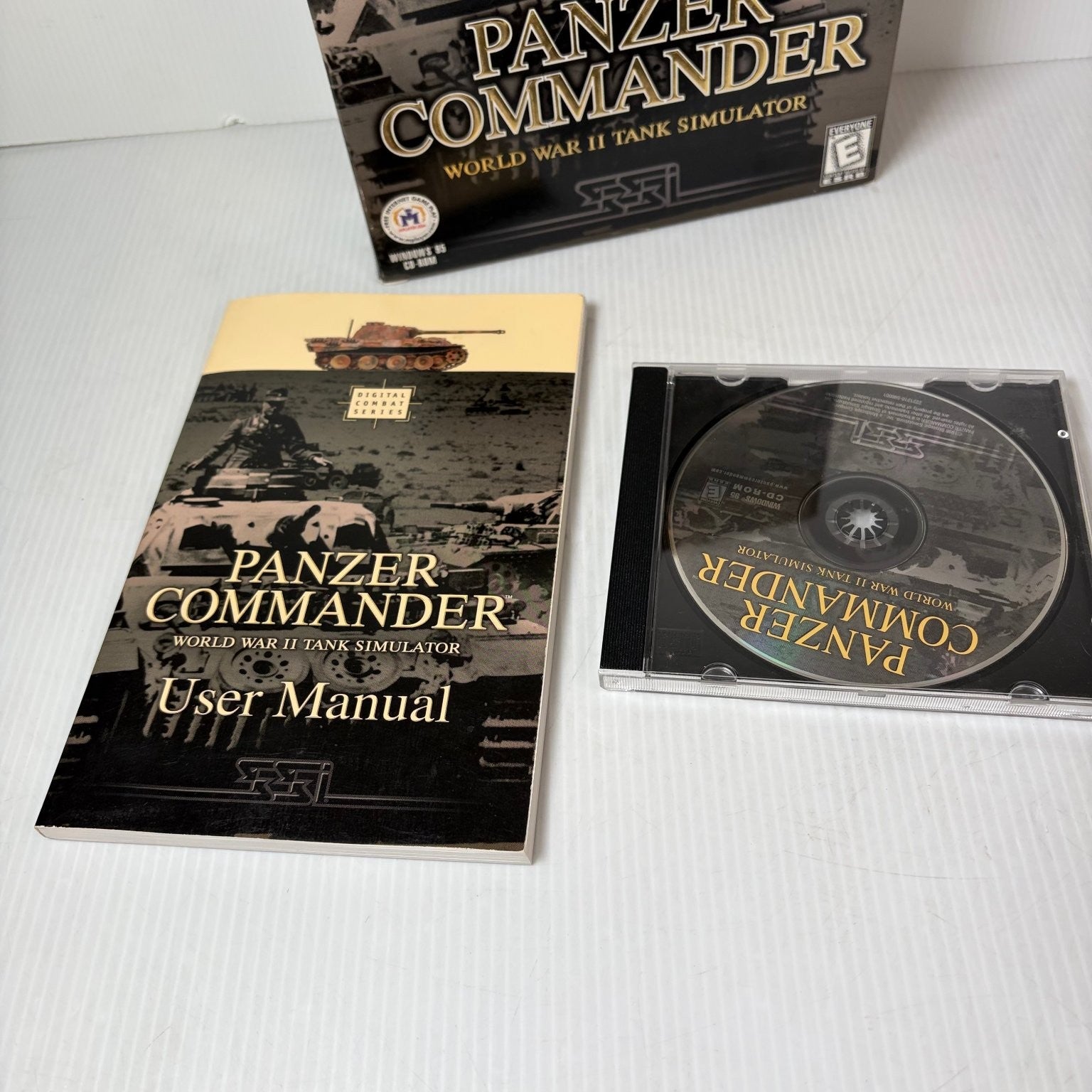 Panzer Commander Windows 95 Big Box PC Video Game WWII Tank Simulator
