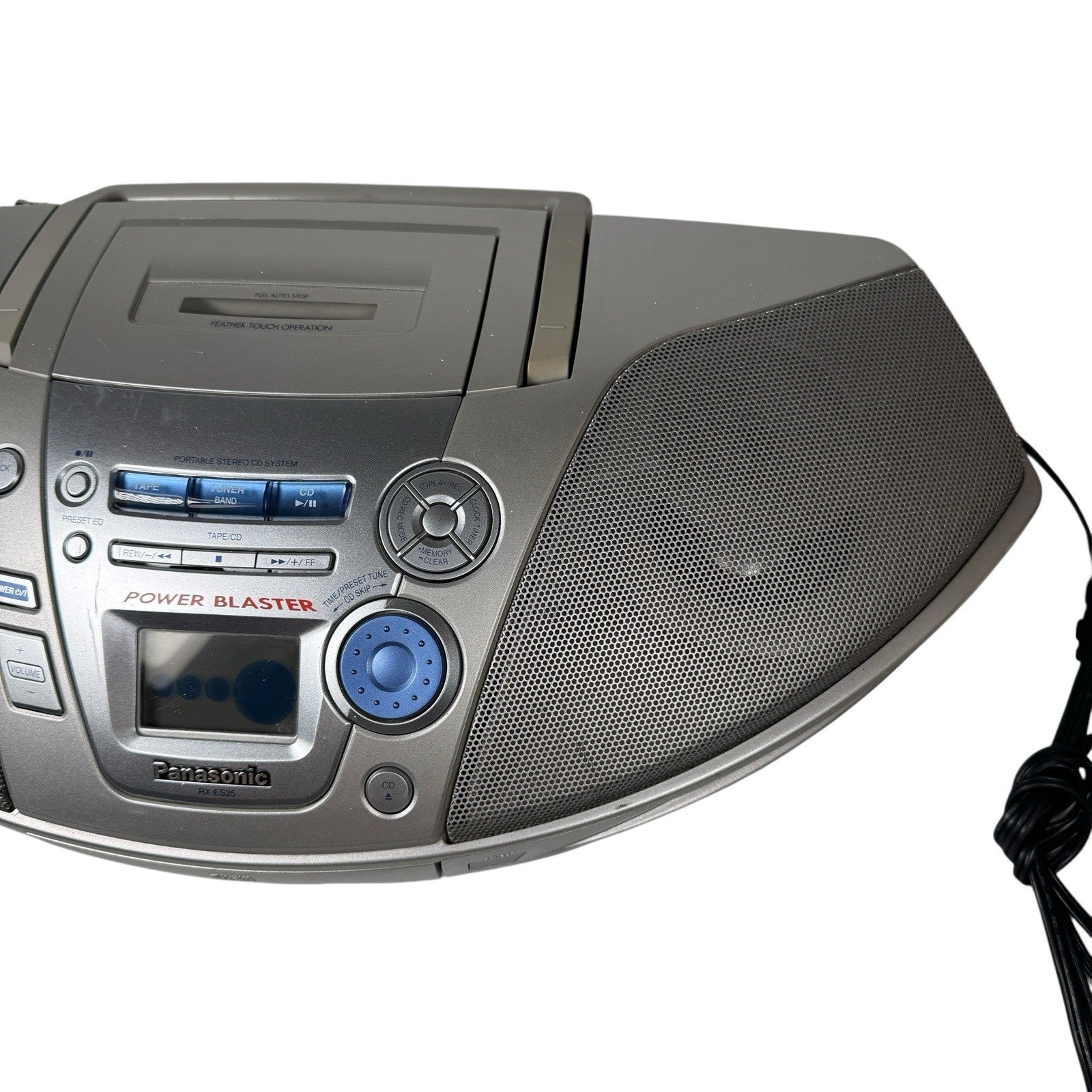 Vintage Y2K Panasonic Power Blaster RX-ES20 Boombox CD & Cassette Tape Player