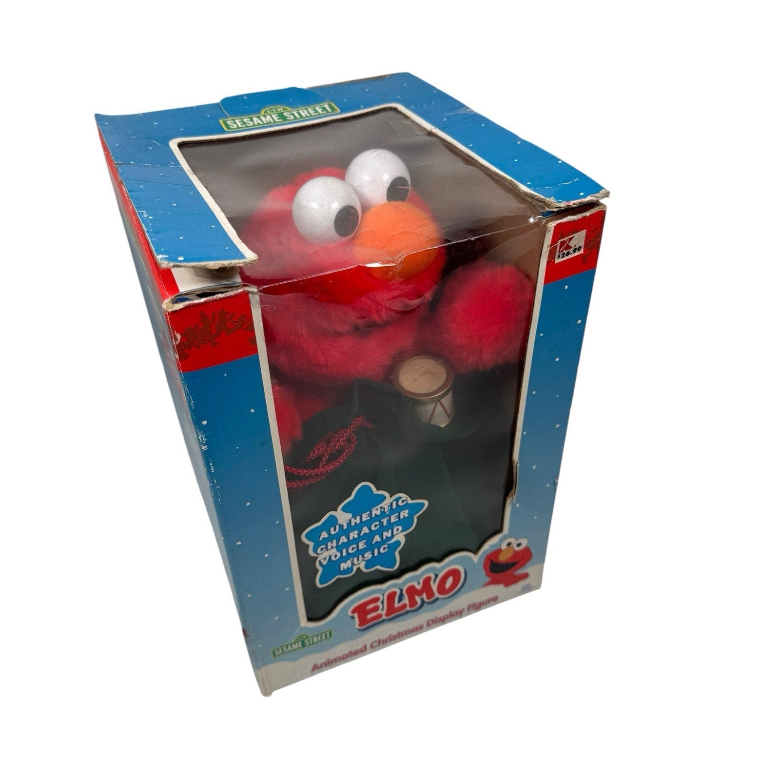 Elmo Sesame Street Animated Christmas Display Figure Telco Tested Working In Box