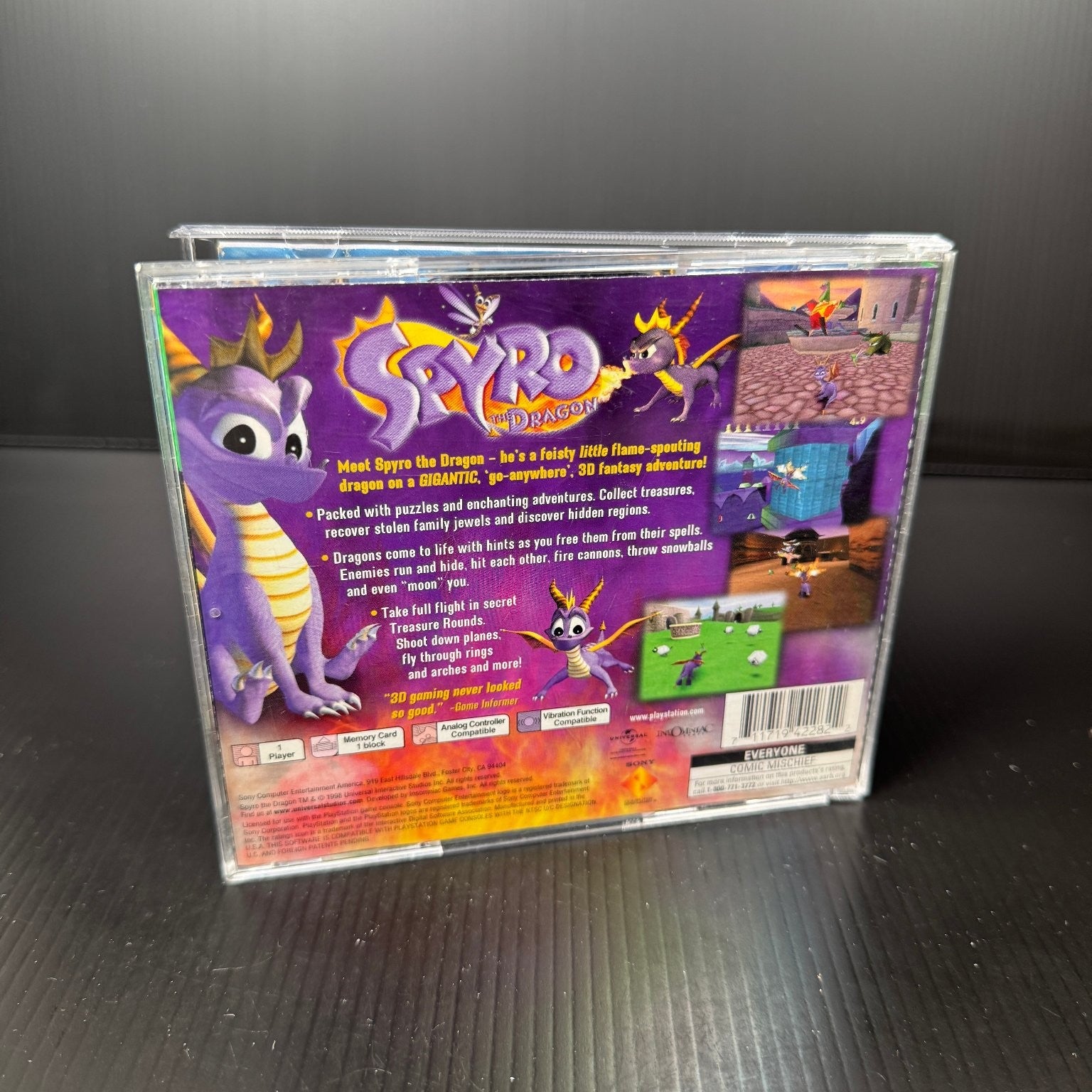 Spyro the Dragon Greatest Hits PlayStation PS1 Complete CIB Game Platformer