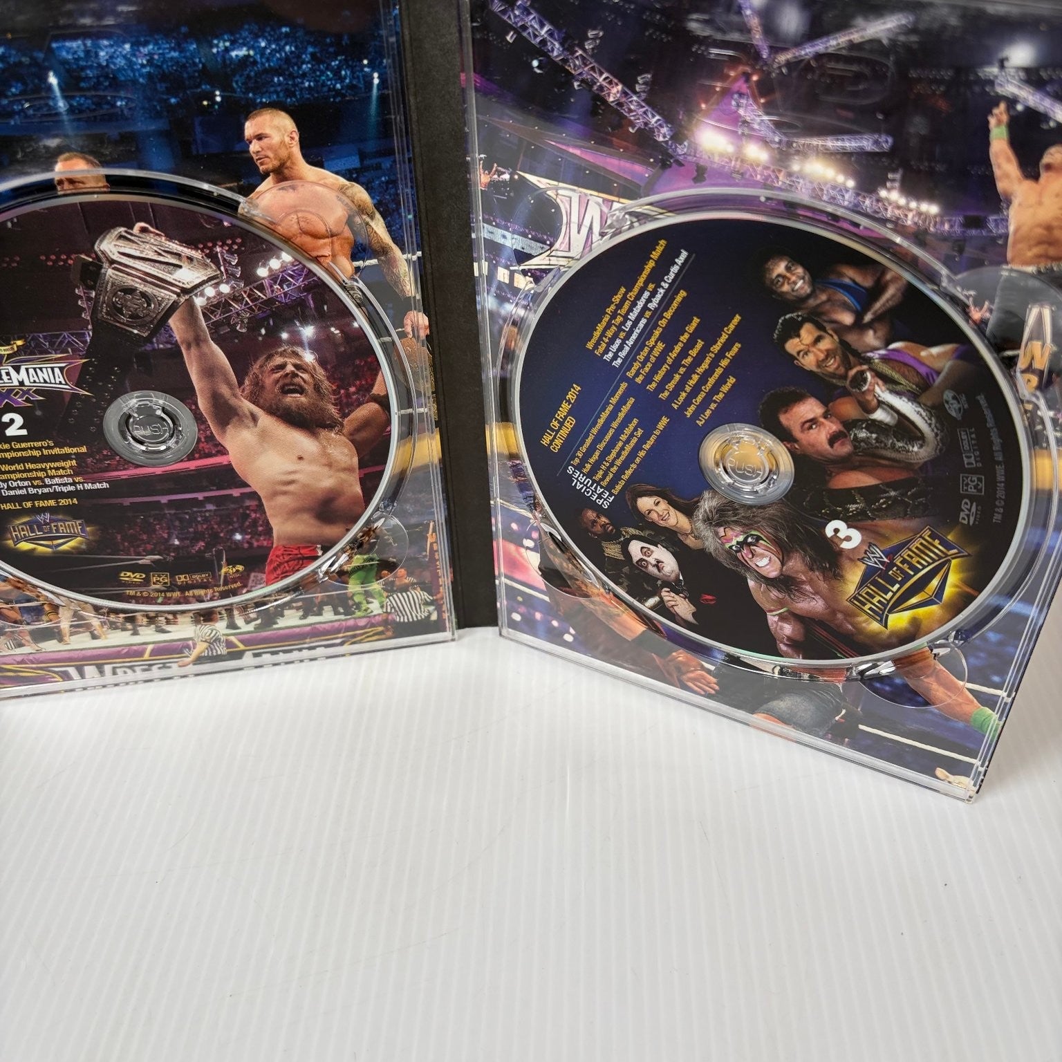 WrestleMania XXX DVD 2014 30th Anniversary Hulk Hogan Brock Lesnar John Cena
