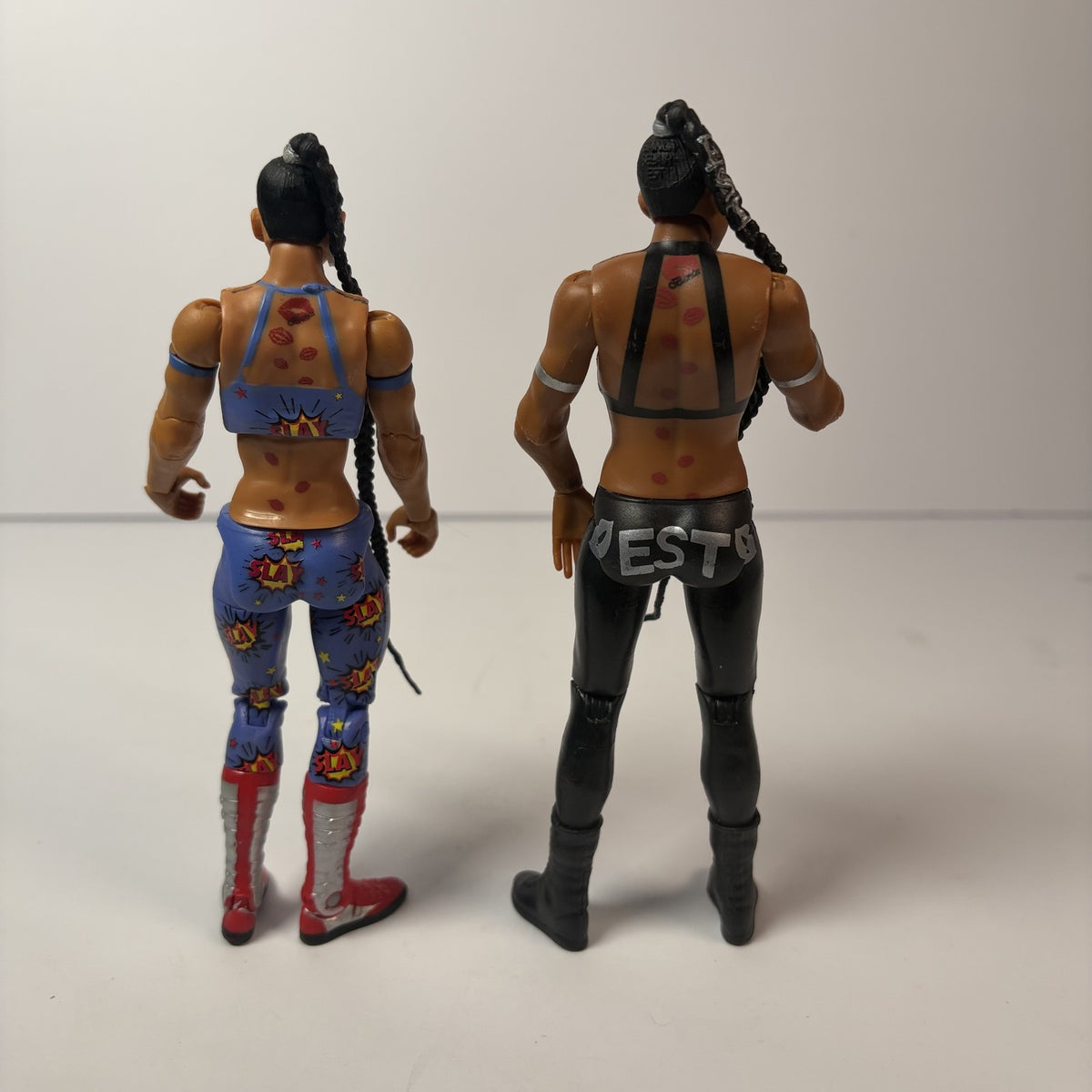 WWE Bianca Belair Action Figure Lot of 2 Mattel w/ Elite 91 & 1 Basic Series