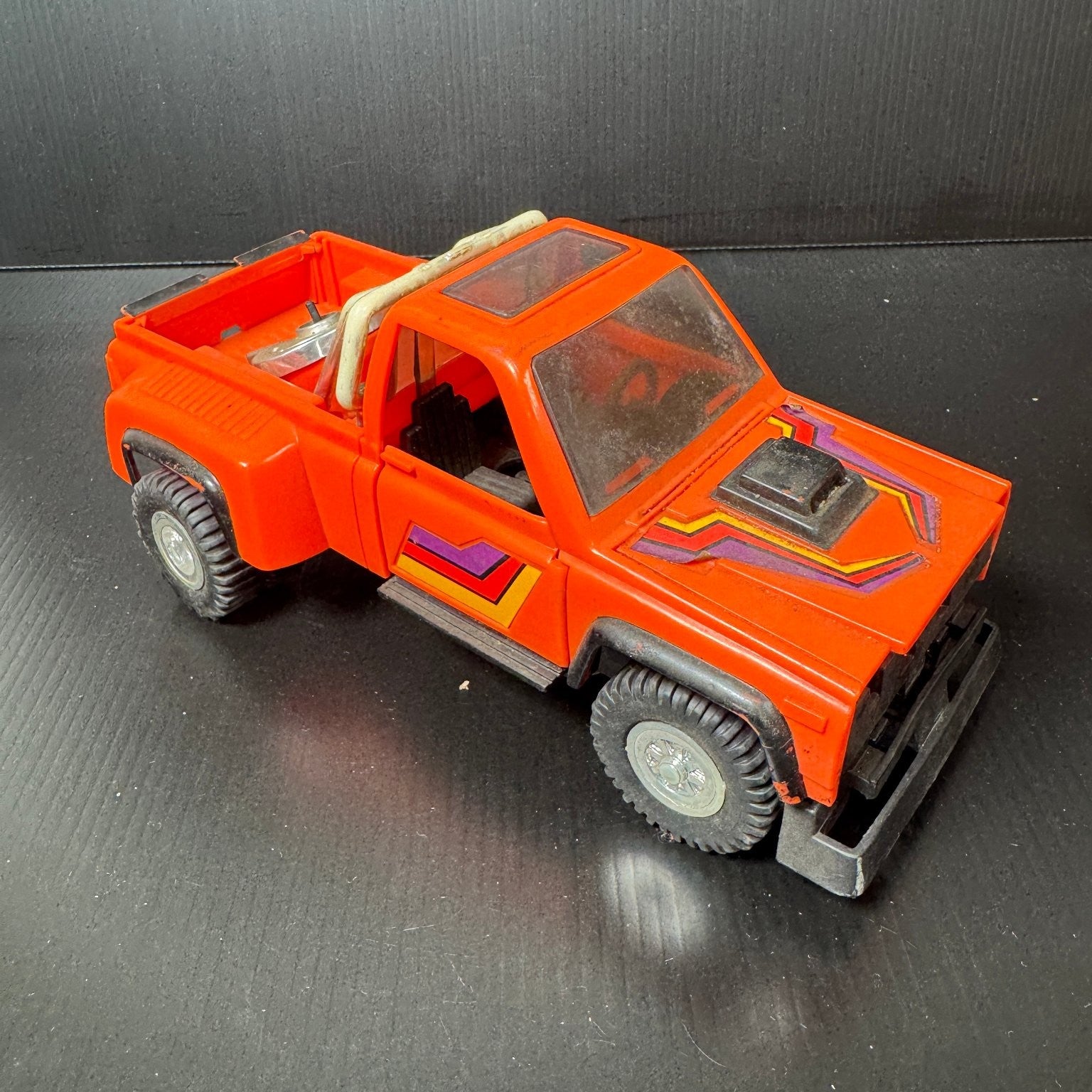 Vintage Kenner M.A.S.K. Pirahna Sidecar & Firecracker Truck Vehicle Incomplete