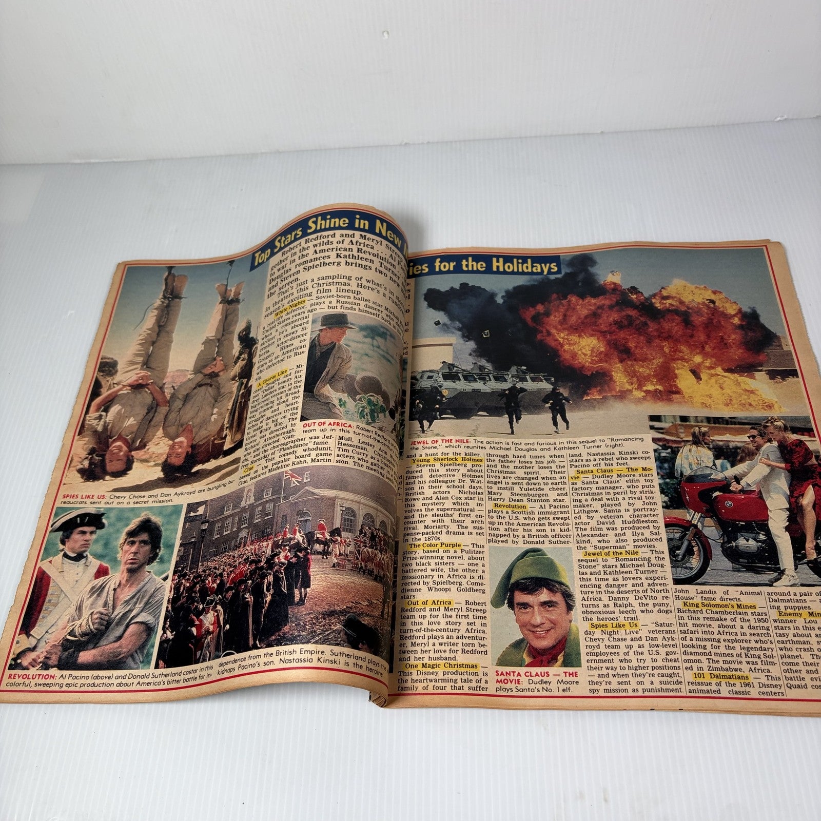National Enquirer Magazine Nov 19 1985 Jane Wyman Cesar Romero Michael J Fox