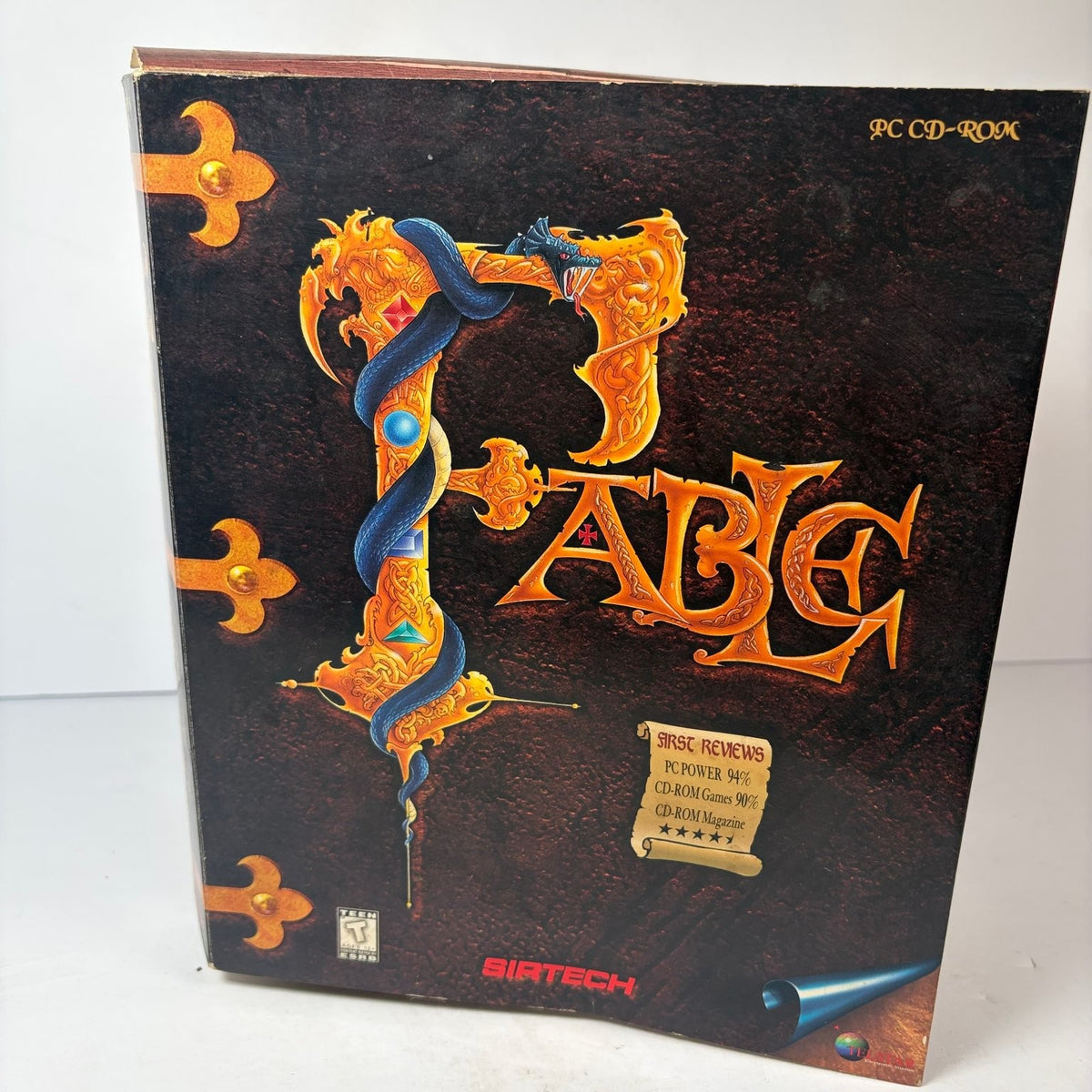 Fable PC CD-ROM Big Box Game Sir-Tech 1996 Adventure Puzzle Complete w/ Manual