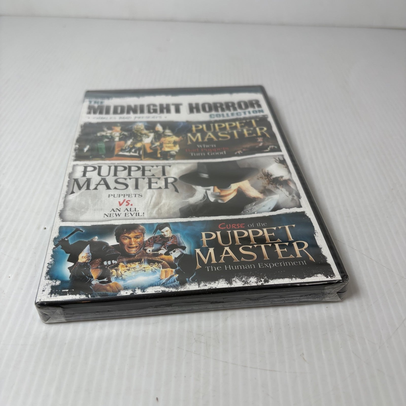 The Midnight Horror Collection Puppet Master 4 5 Curse DVD Charles Band 3-Movie