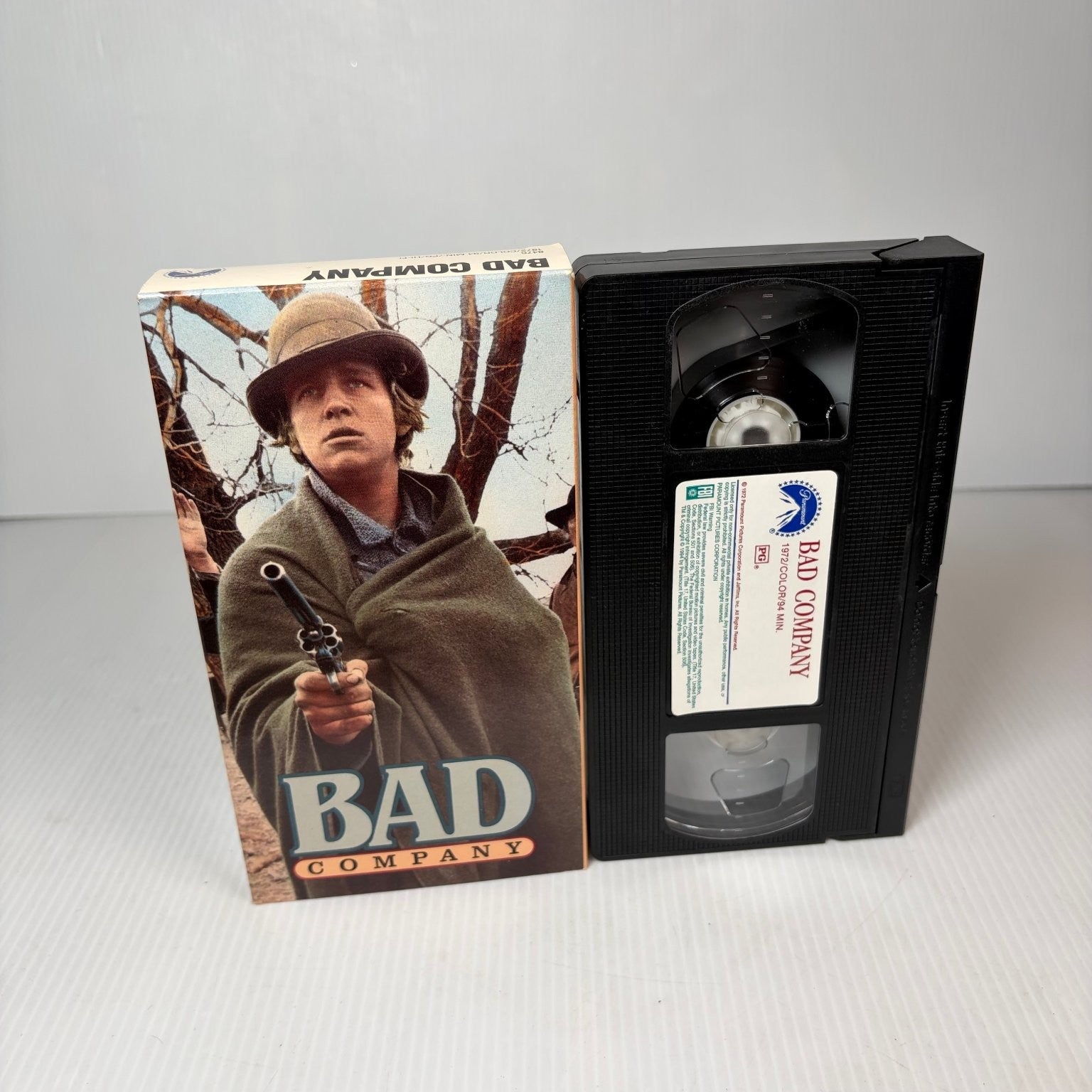 Bad Company VHS 1972 Western Drama Jeff Bridges Paramount Pictures PG