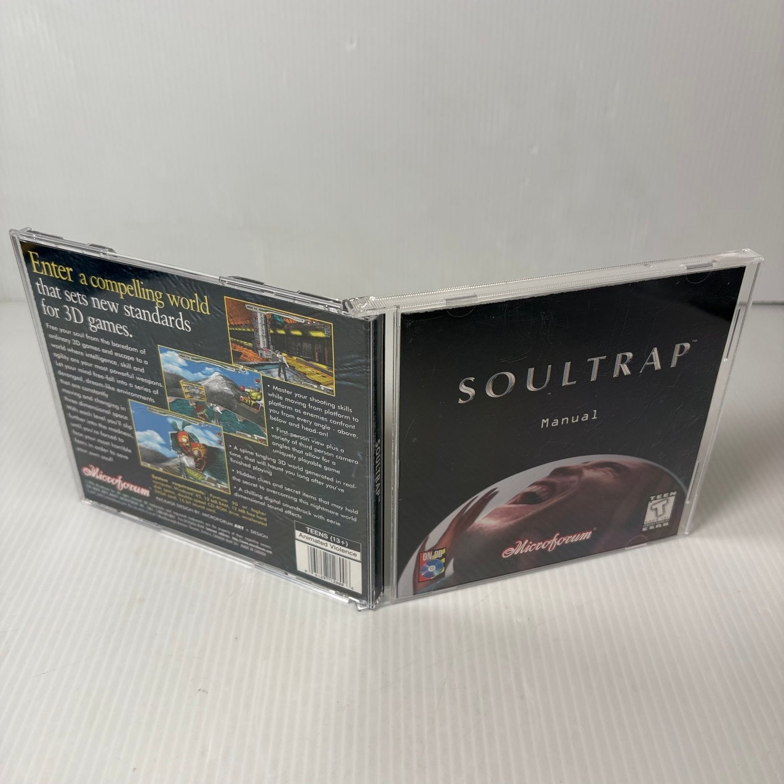 SOULTRAP PC Video Game 3D Action Adventure Puzzle Shooter 1996