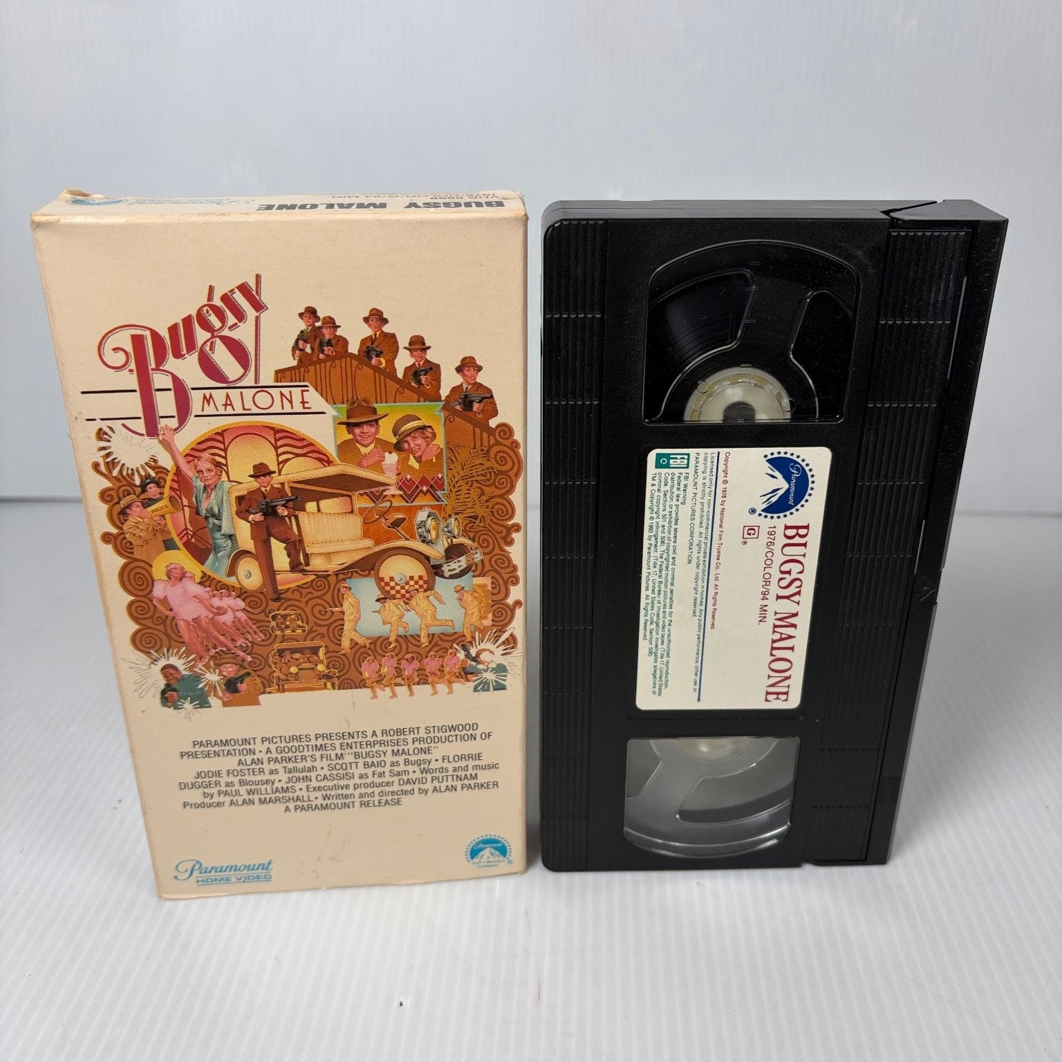 Bugsy Malone VHS 1976 Musical Crime Comedy Paramount Pictures