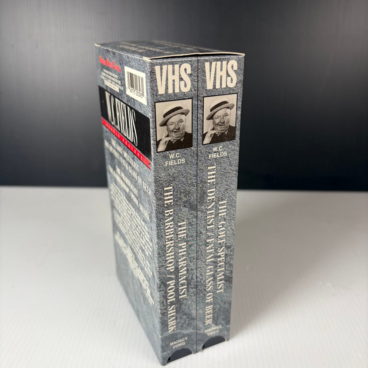 W.C. Fields VHS 1994 Comedy Double Feature Madacy Music Group