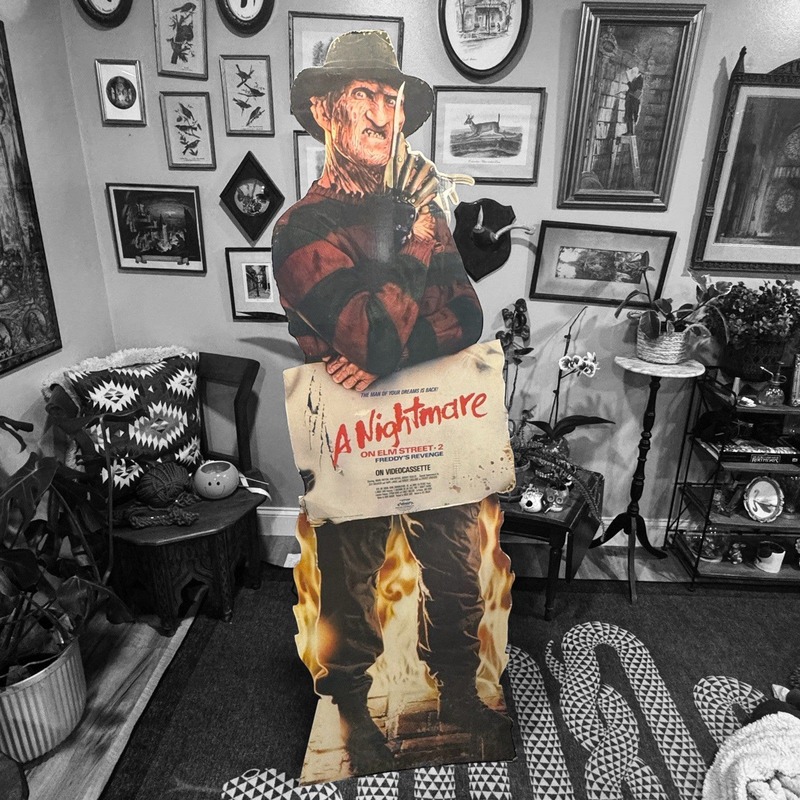 Nightmare On Elm Street 2: Freddy’s Revenge 1986 Life Size Video Store Standee